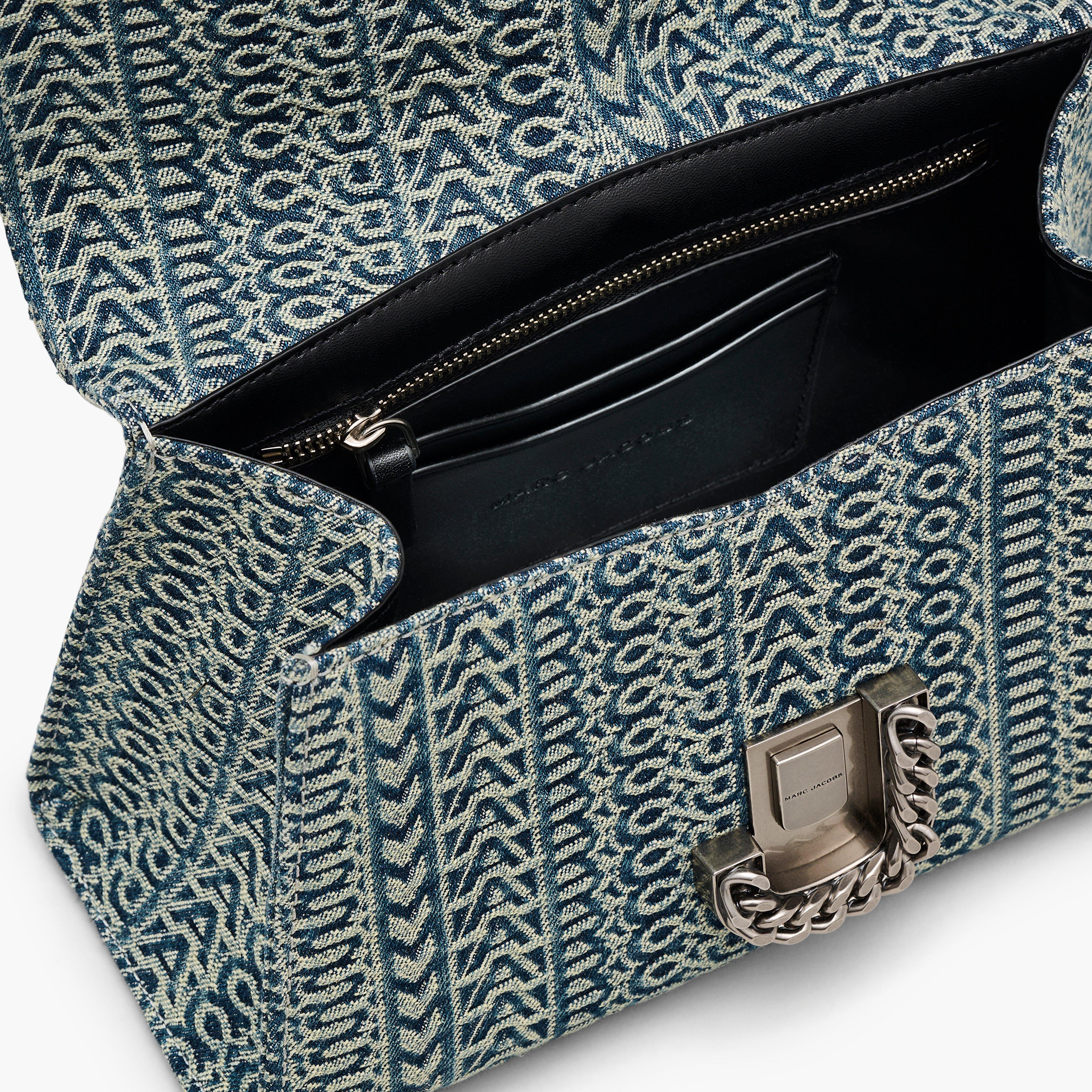 The Washed Monogram Denim St. Marc Top Handle(View All Bags)