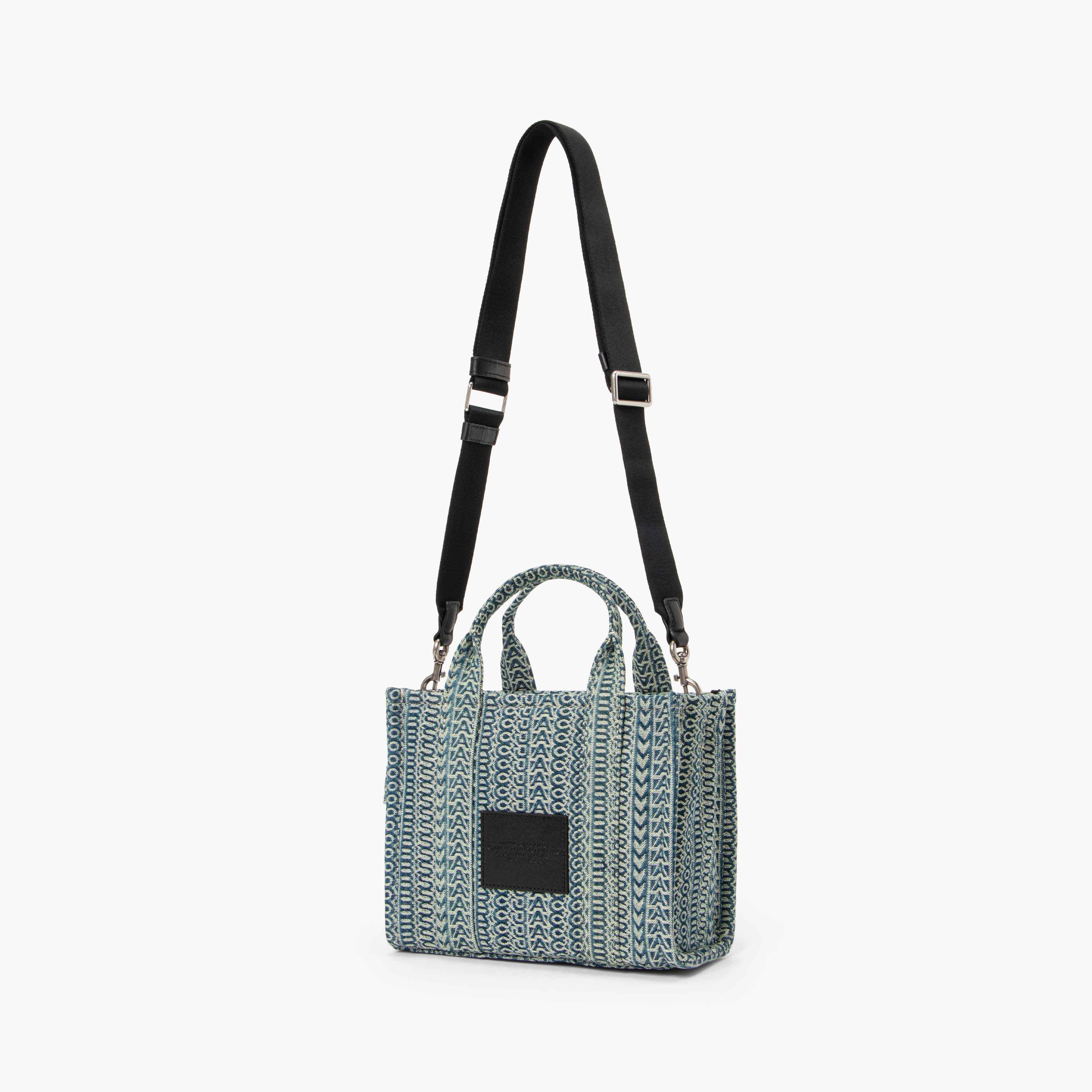 The Washed Monogram Denim Mini Tote Bag(The Tote Bag)