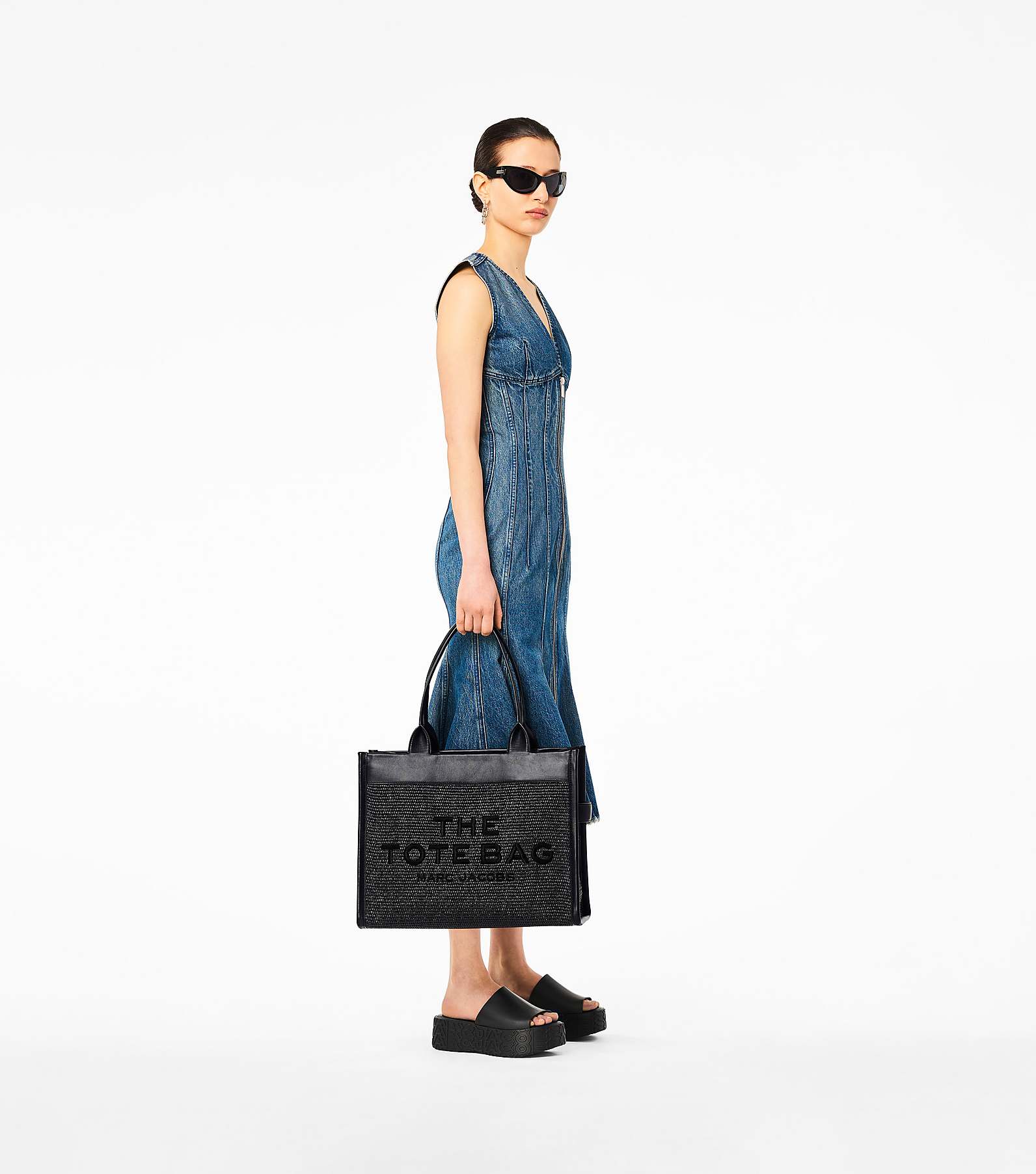 The Woven DTM Large Tote Bag(The Vacation Edit)