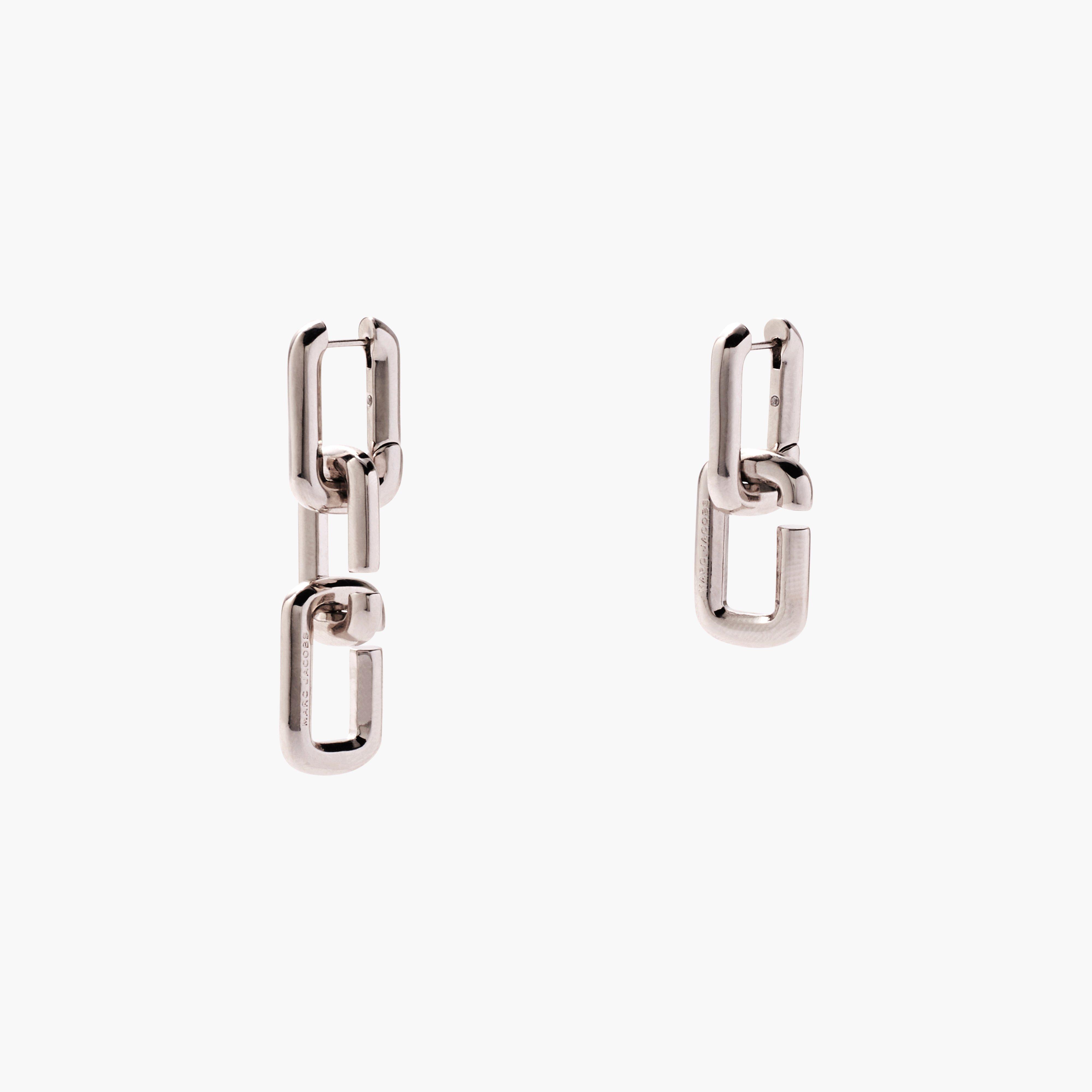 The J Marc Chain Link Earrings - SILVER