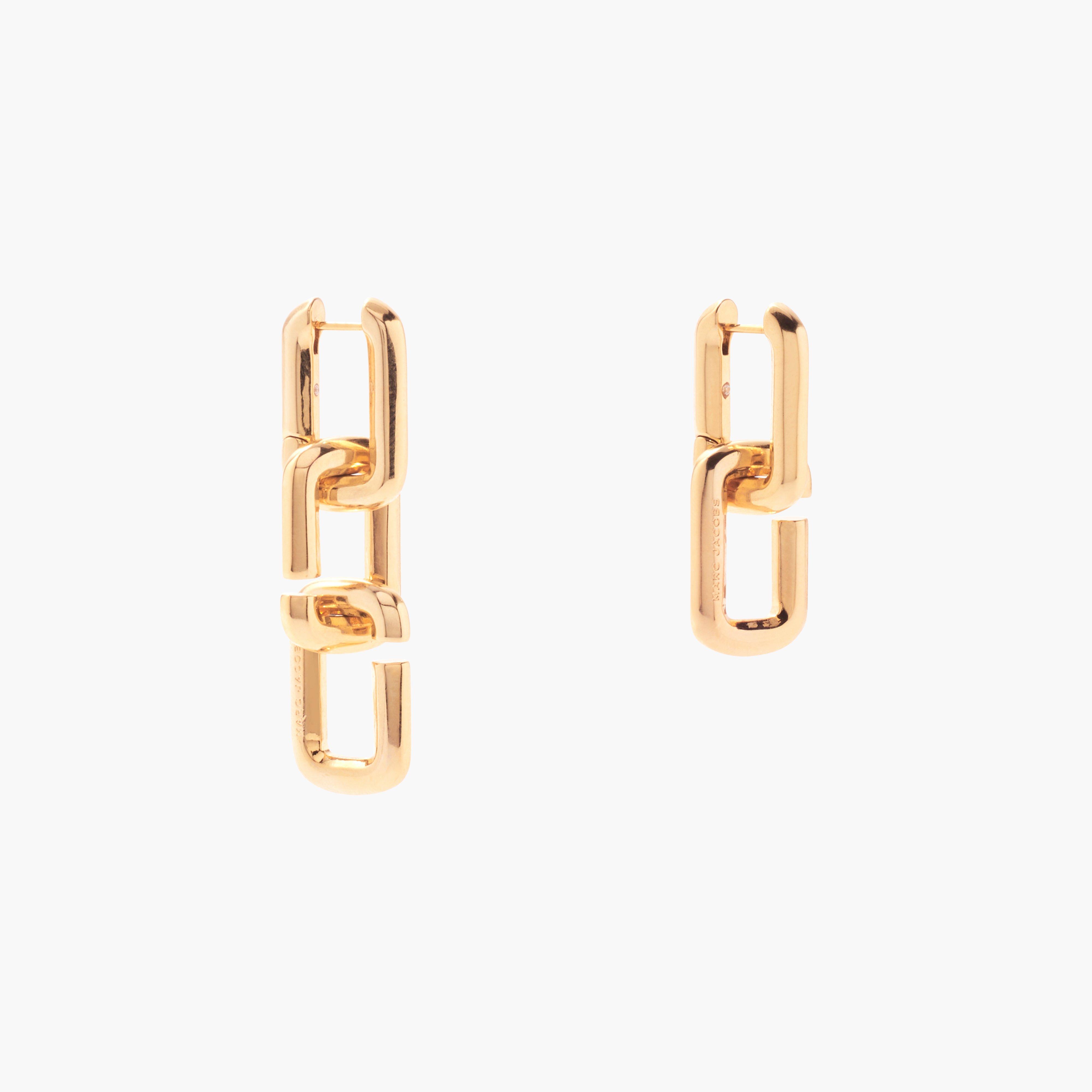 The J Marc Chain Link Earrings - GOLD