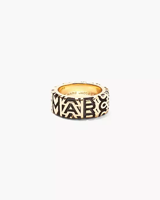마크 바이 마크 제이콥스 Marc by Marc jacobs The Monogram Engraved Ring,AGED GOLD