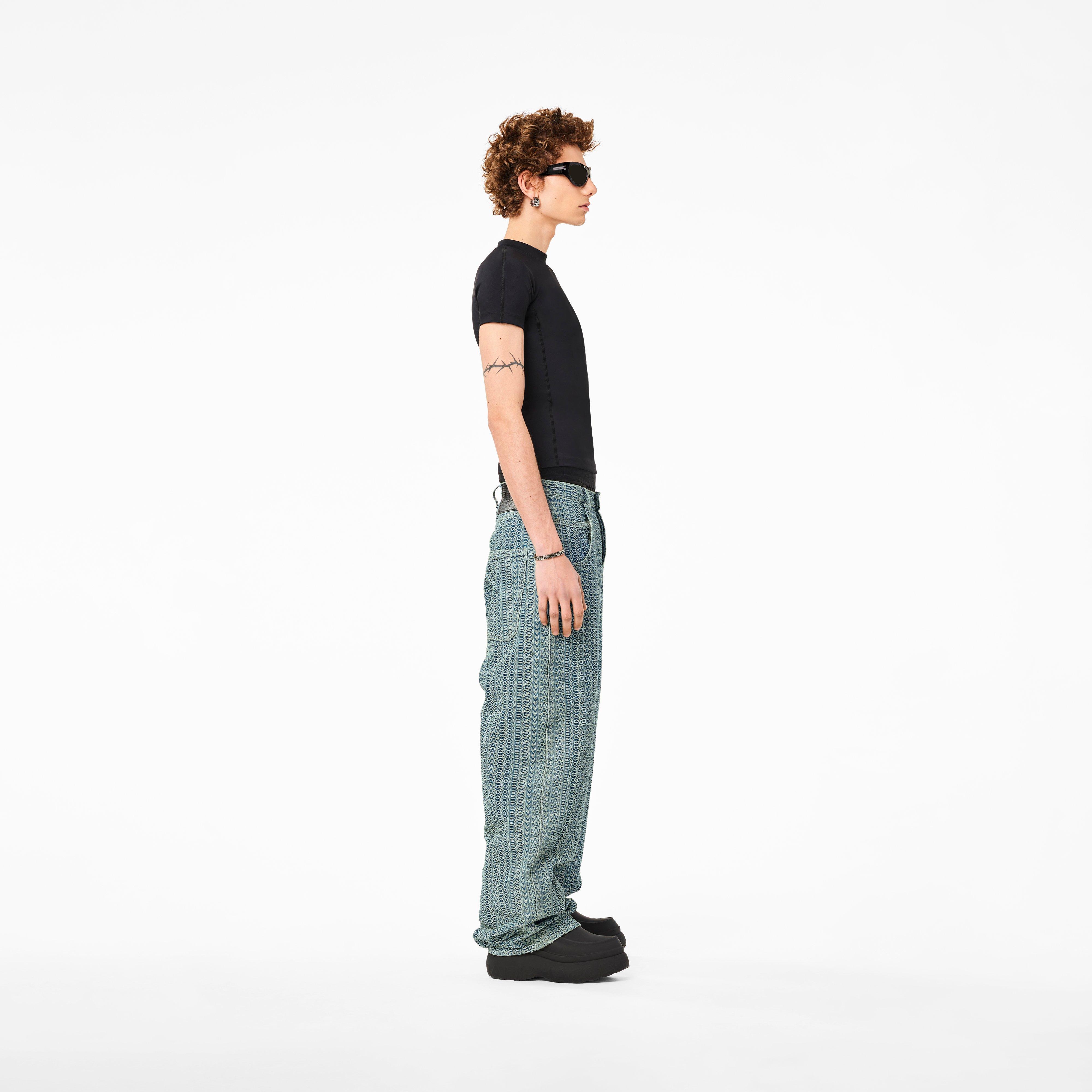 The Washed Monogram Oversized Jean(Bottoms)