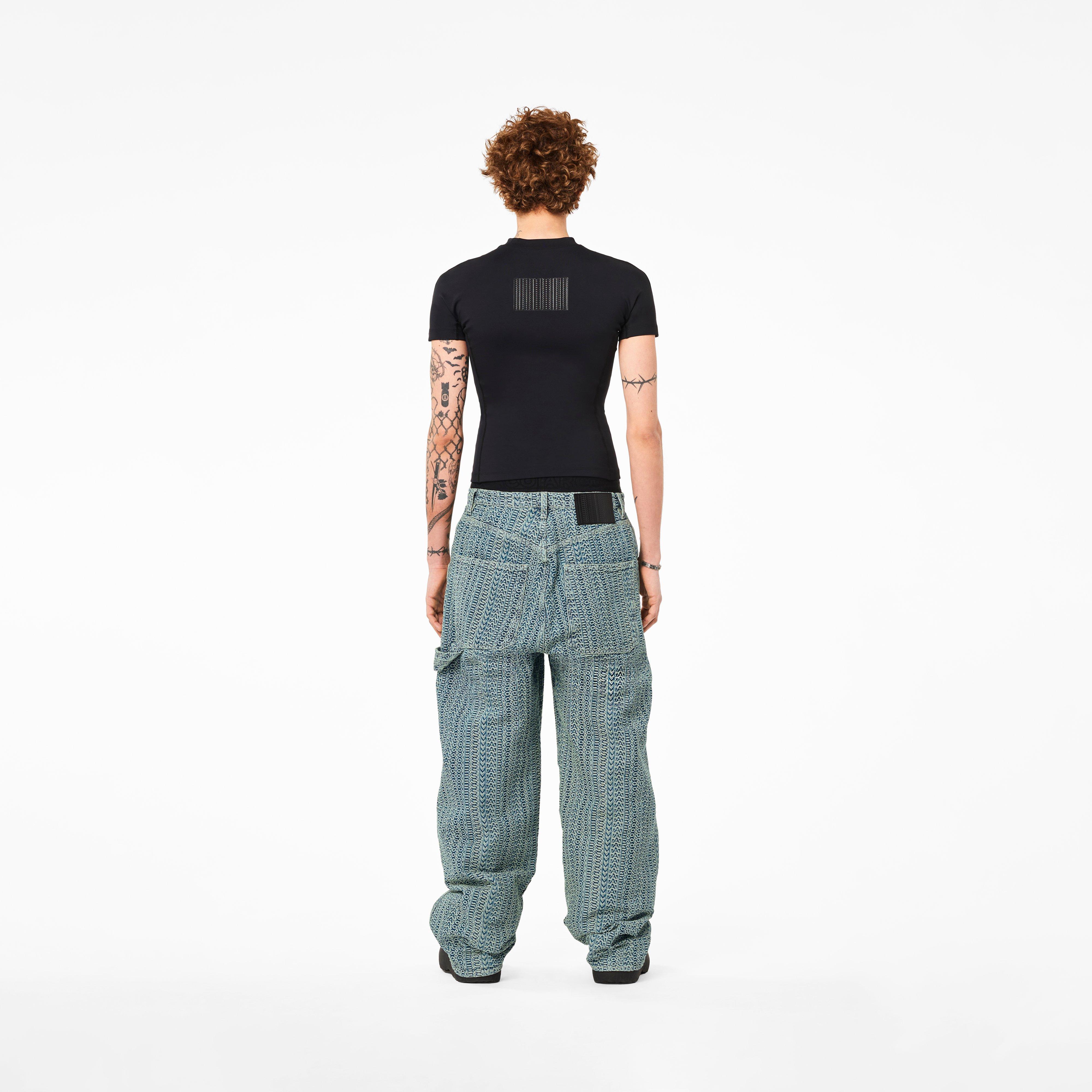 The Washed Monogram Oversized Jean(Bottoms)