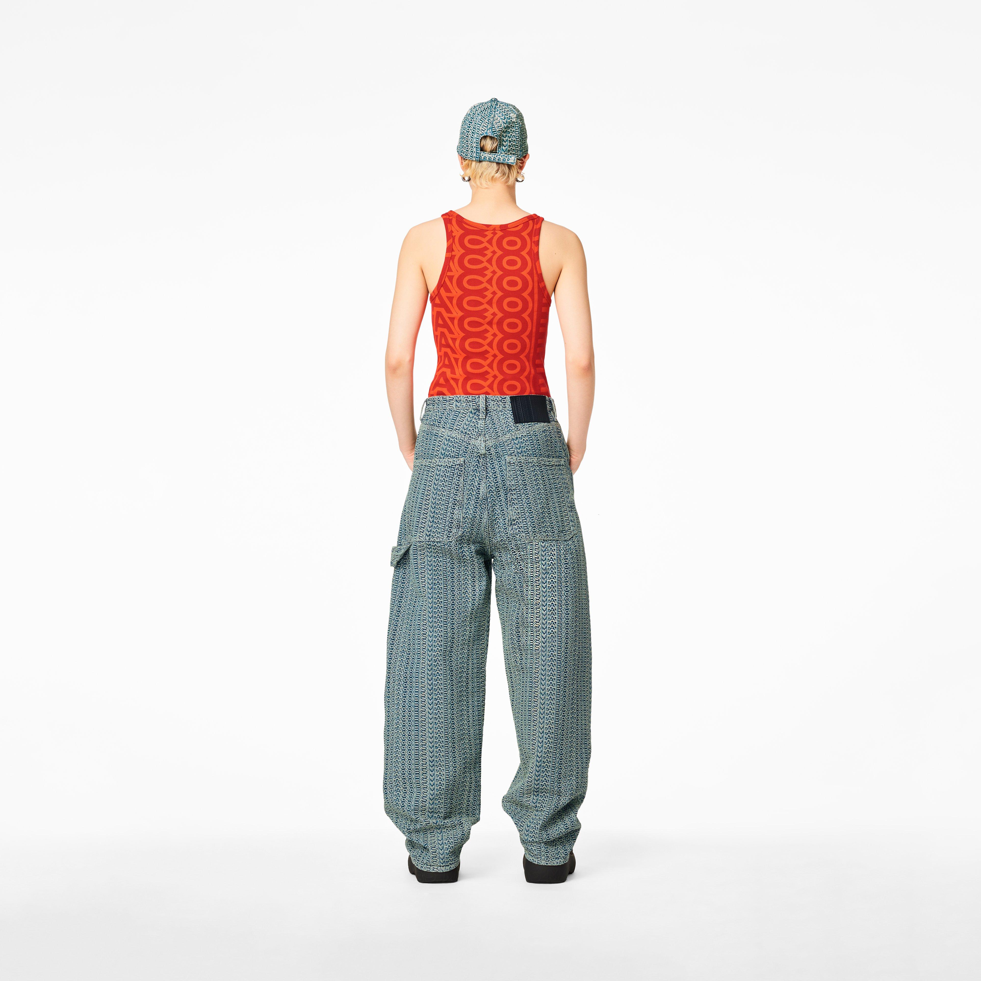 The Washed Monogram Oversized Jean(Bottoms)