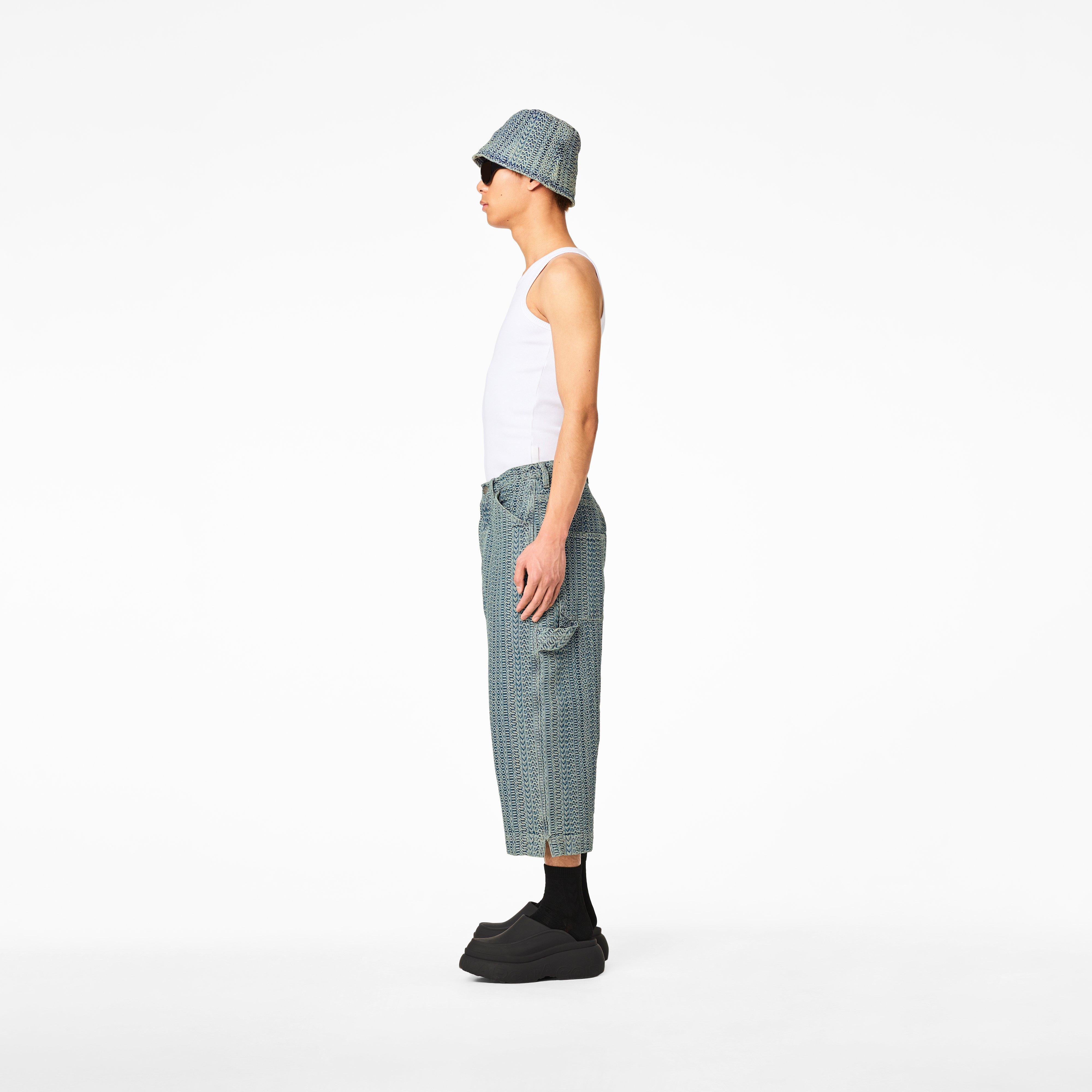 The Washed Monogram Oversized Denim Short(Bottoms)