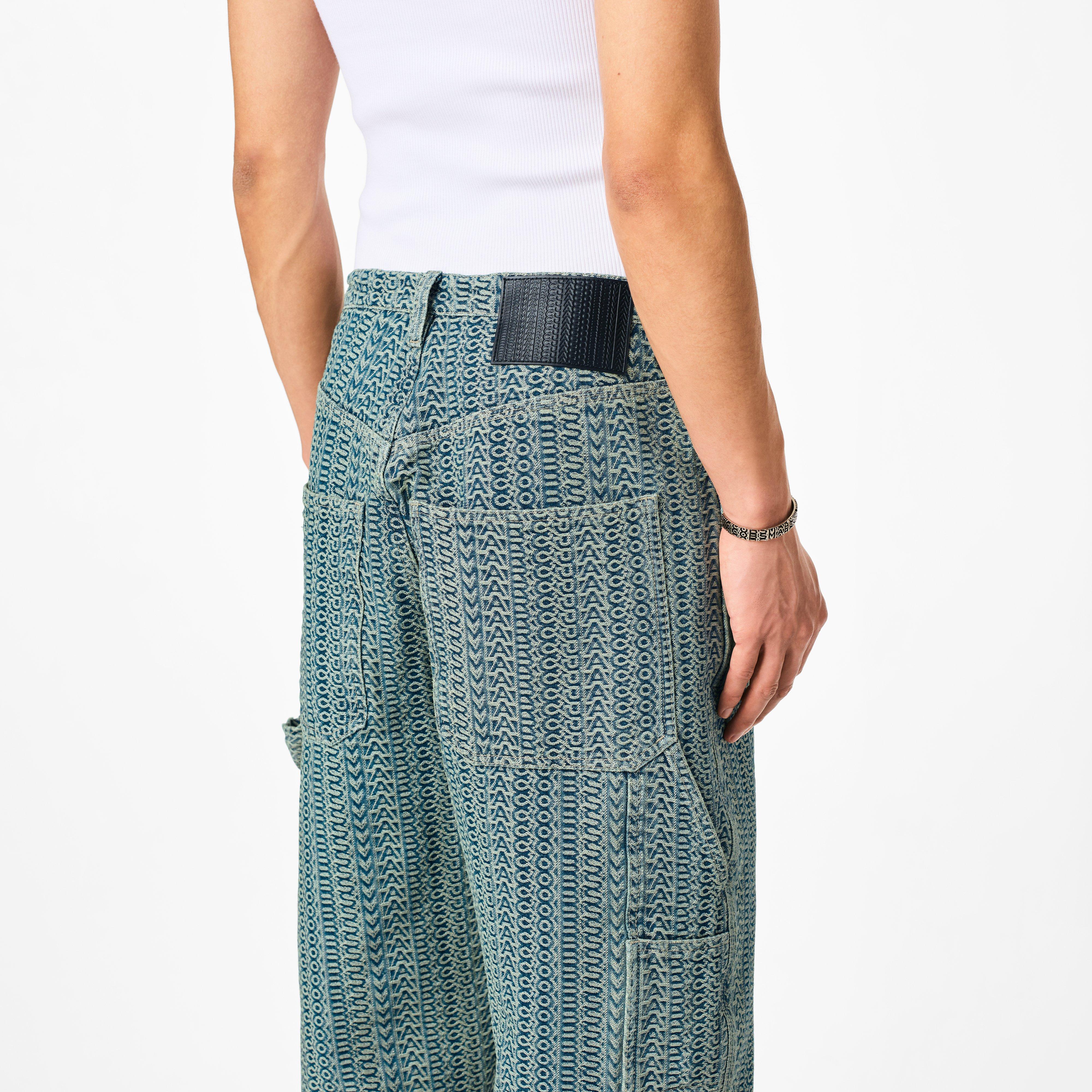 The Washed Monogram Oversized Denim Short(Bottoms)