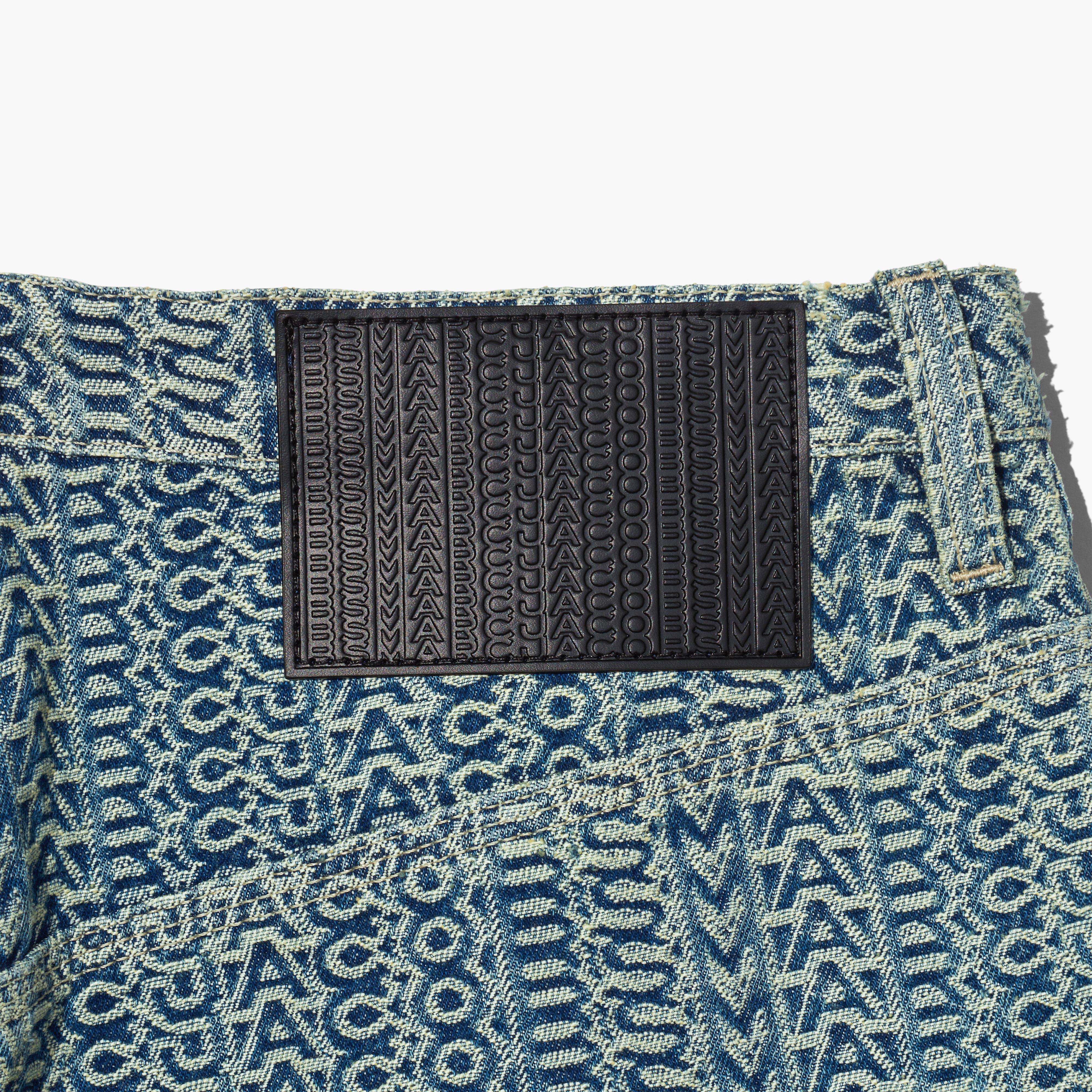 The Washed Monogram Oversized Denim Short(Bottoms)