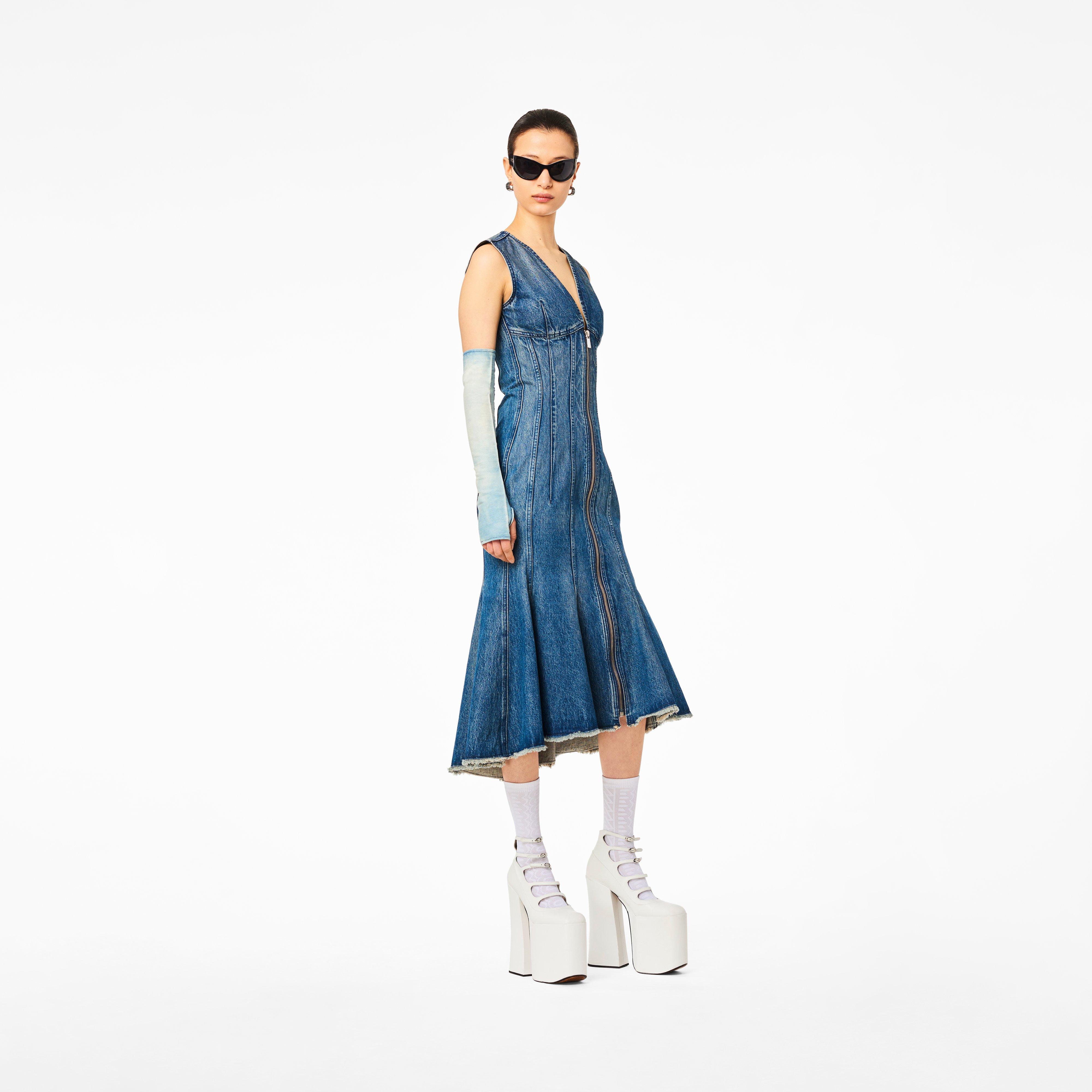 The Wave Denim Dress(View All Ready To Wear)