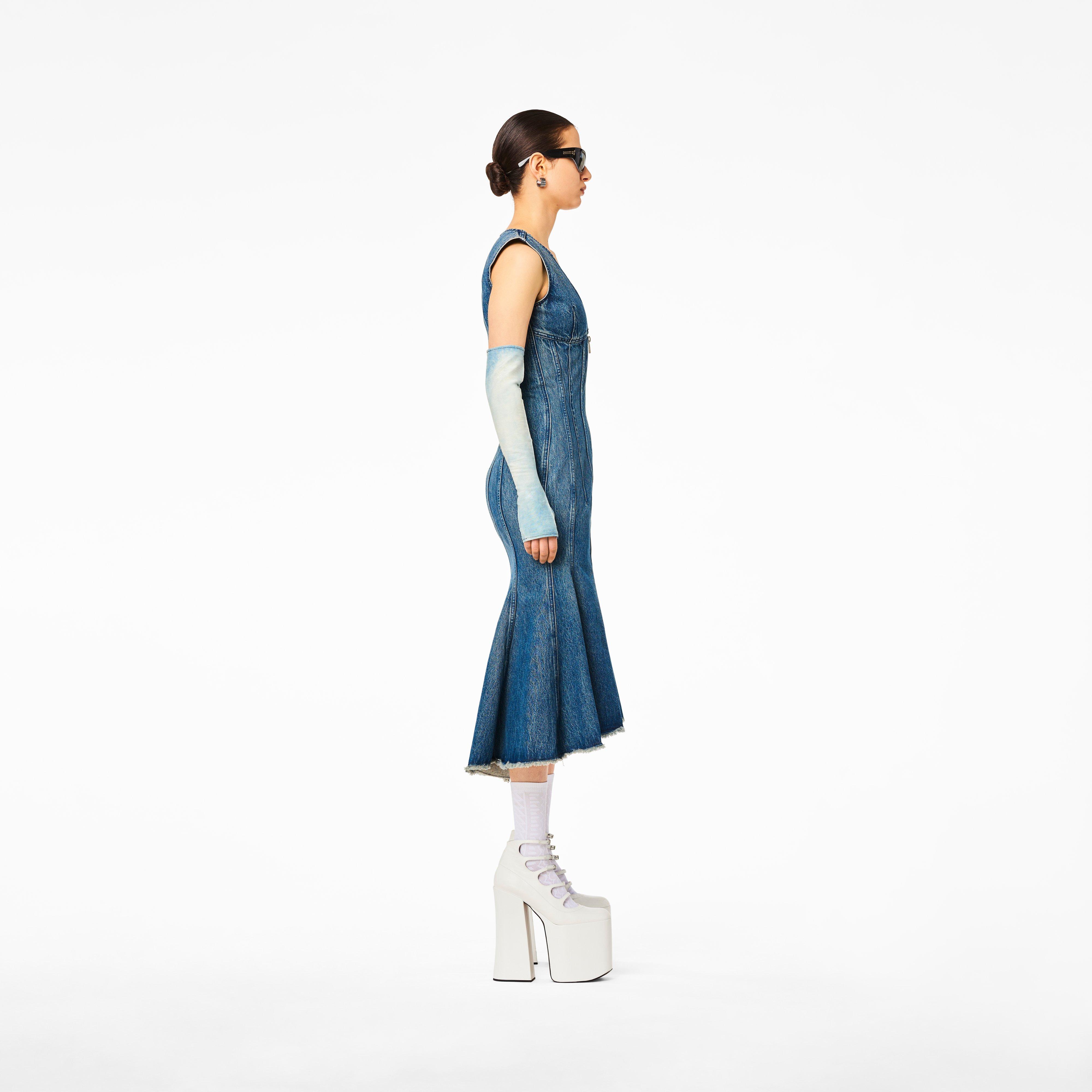 The Wave Denim Dress(View All Ready To Wear)
