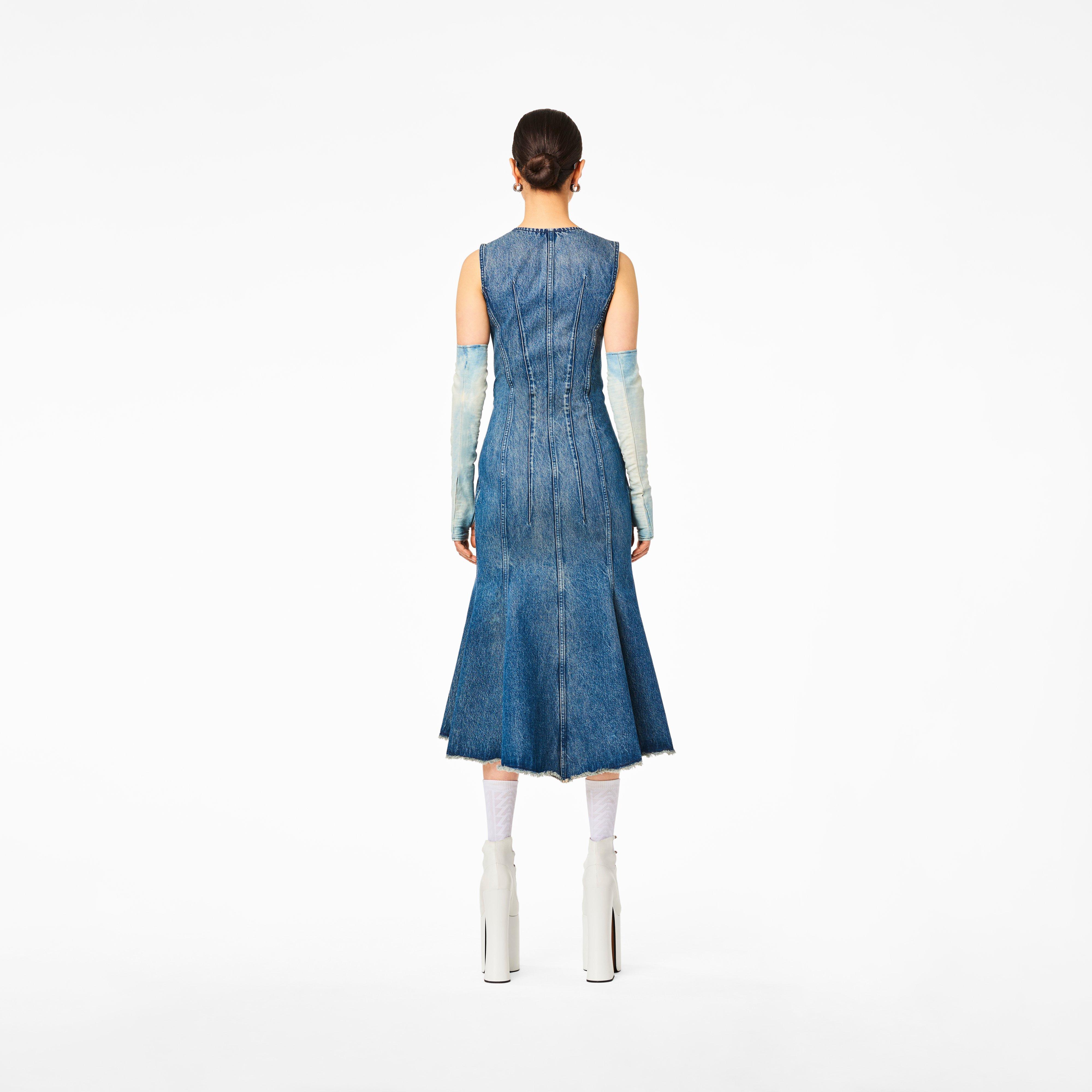 The Wave Denim Dress(View All Ready To Wear)