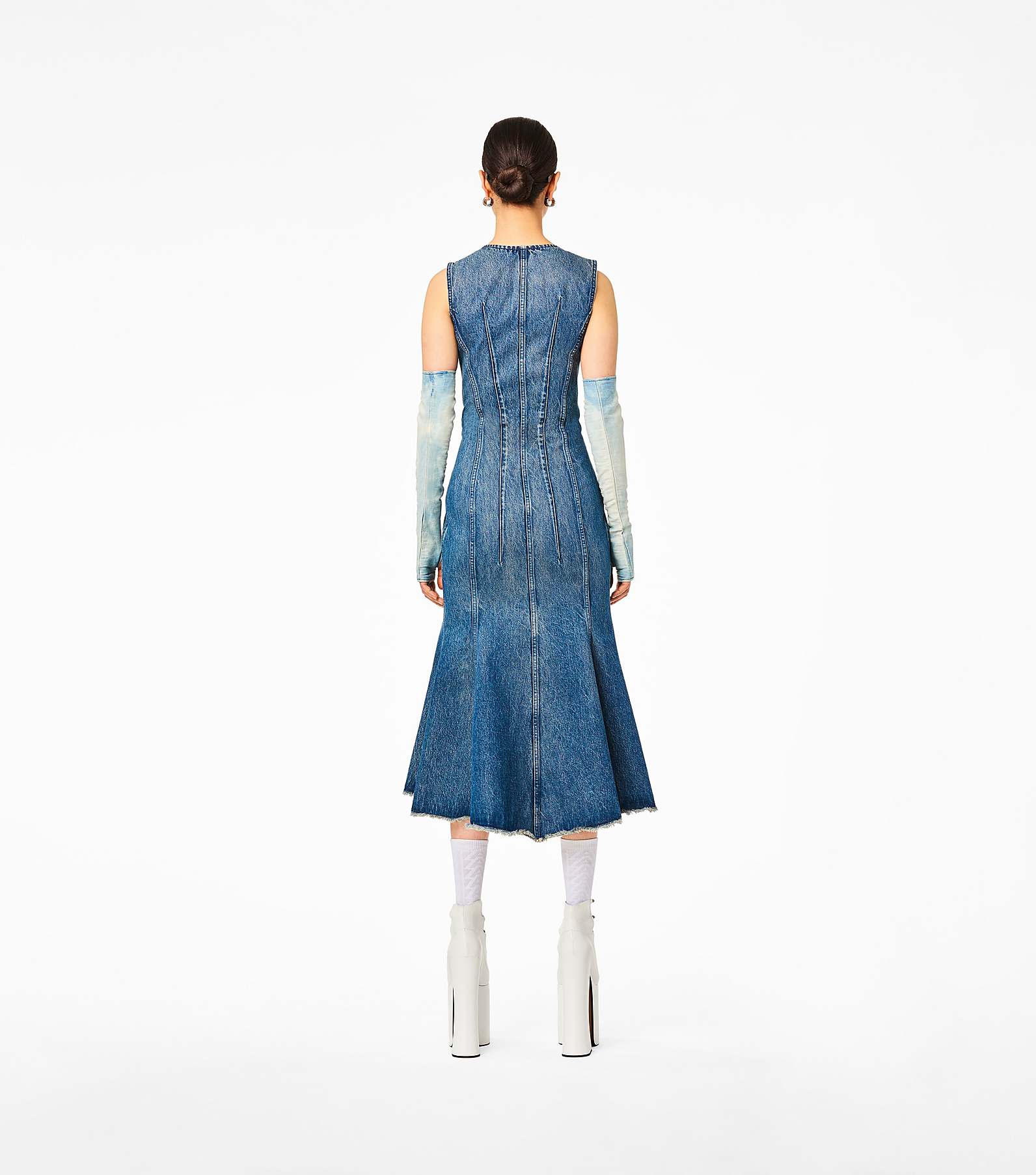 The Wave Denim Dress(View All Ready To Wear)