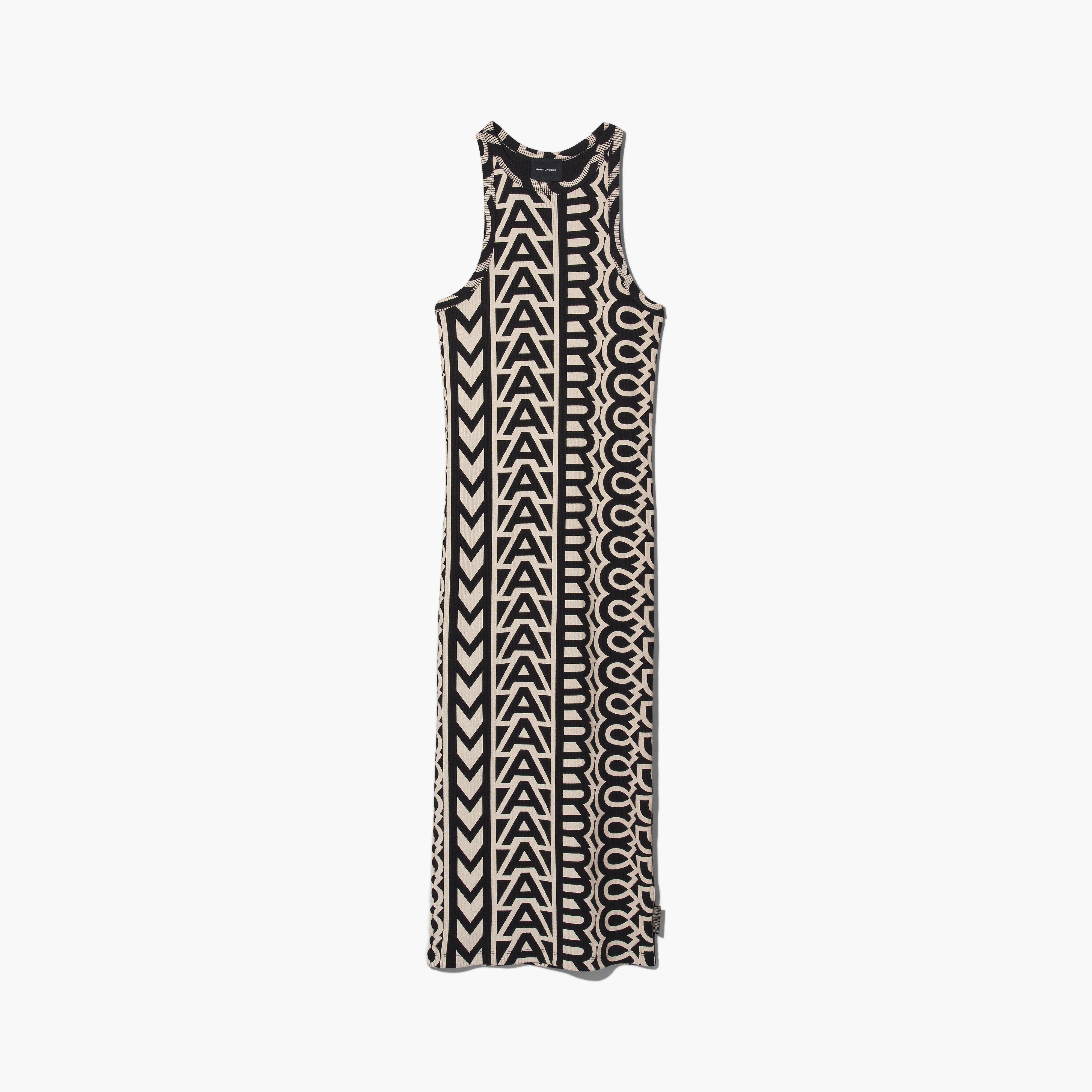 The Monogram Racer Rib Dress (View All Ready To Wear)