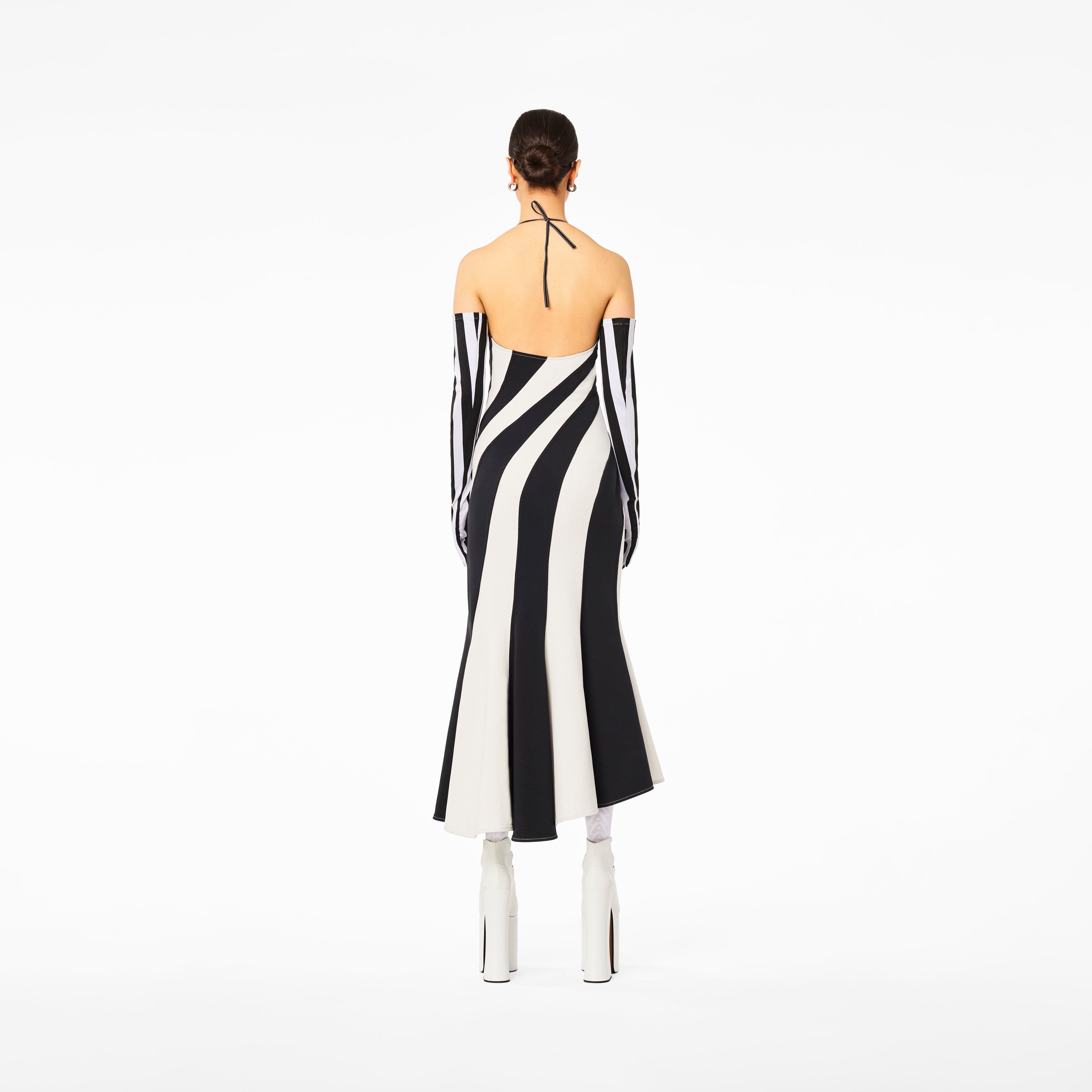 The Wave Halter Dress(Dresses)