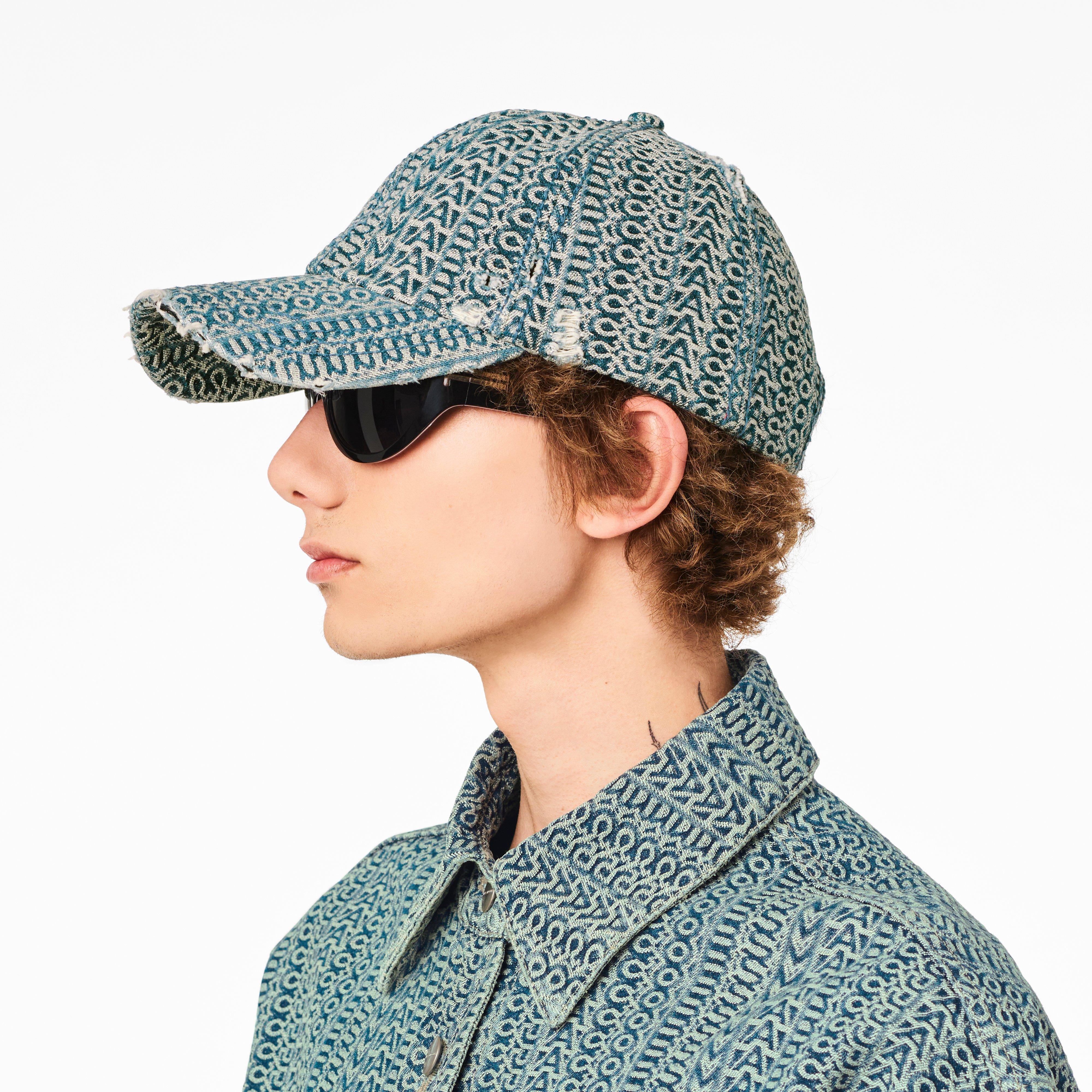 The Washed Monogram Denim Baseball Cap(Hats)