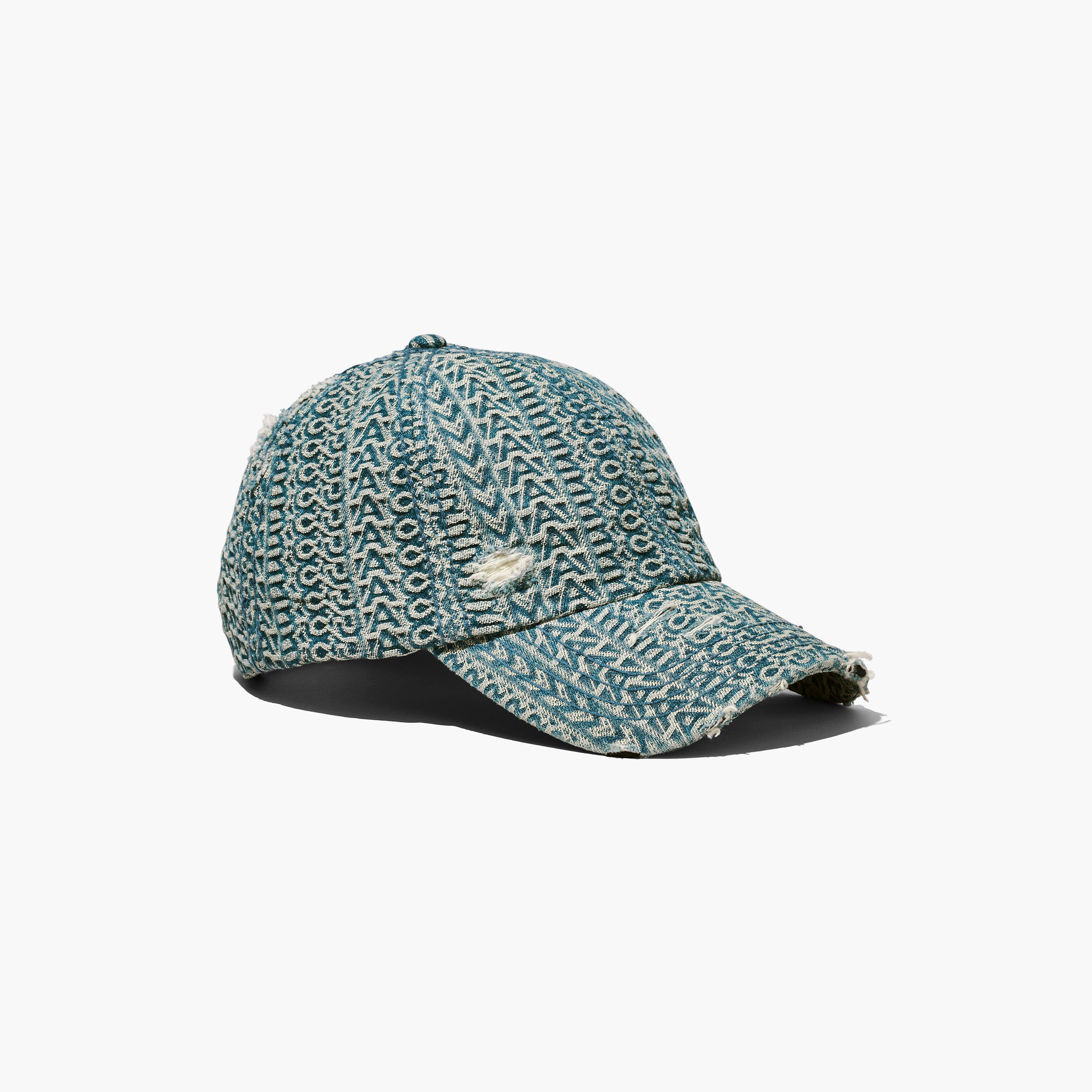 The Washed Monogram Denim Baseball Cap(Hats)