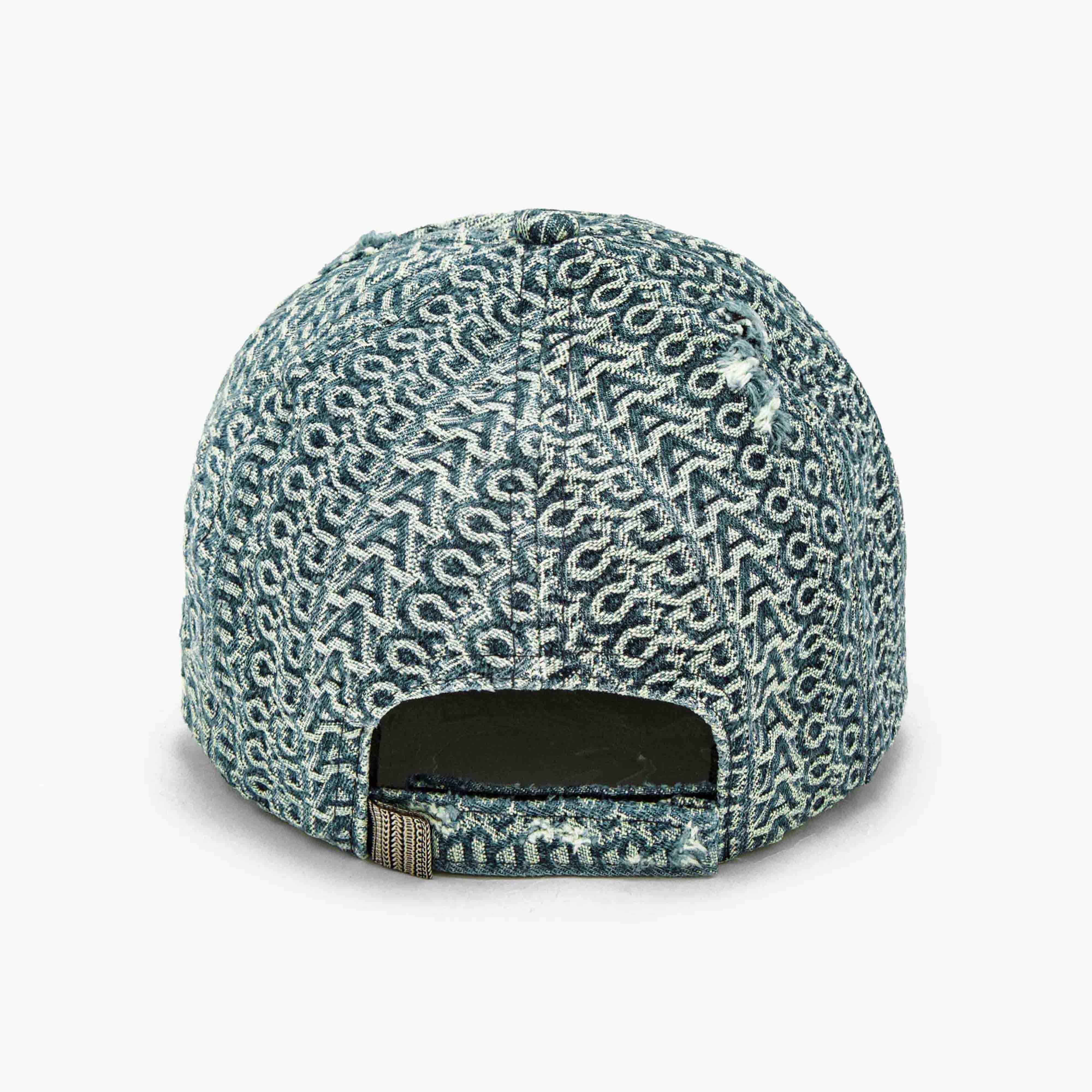 The Washed Monogram Denim Baseball Cap(Hats)
