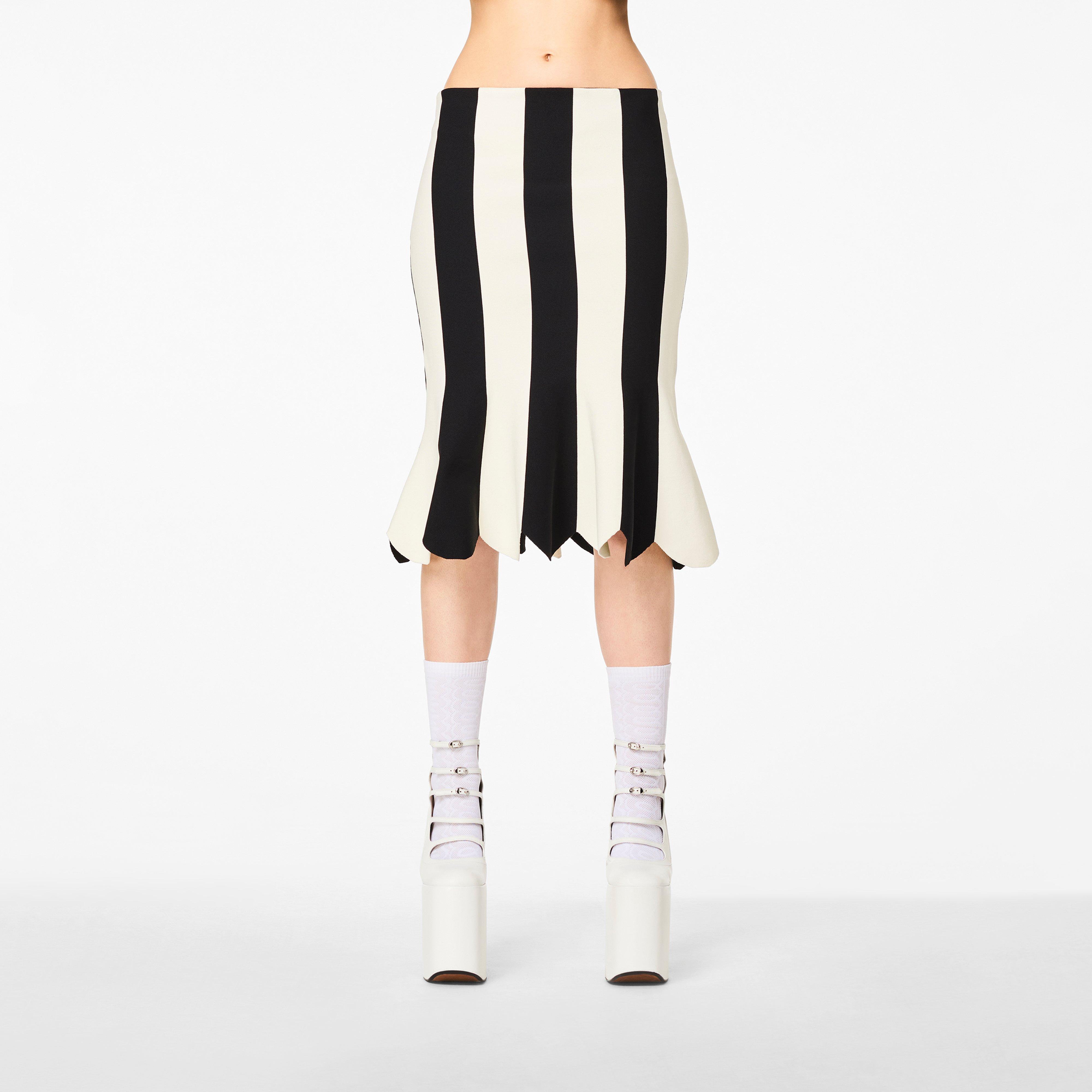 The Scuba Stripe Skirt(Bottoms)