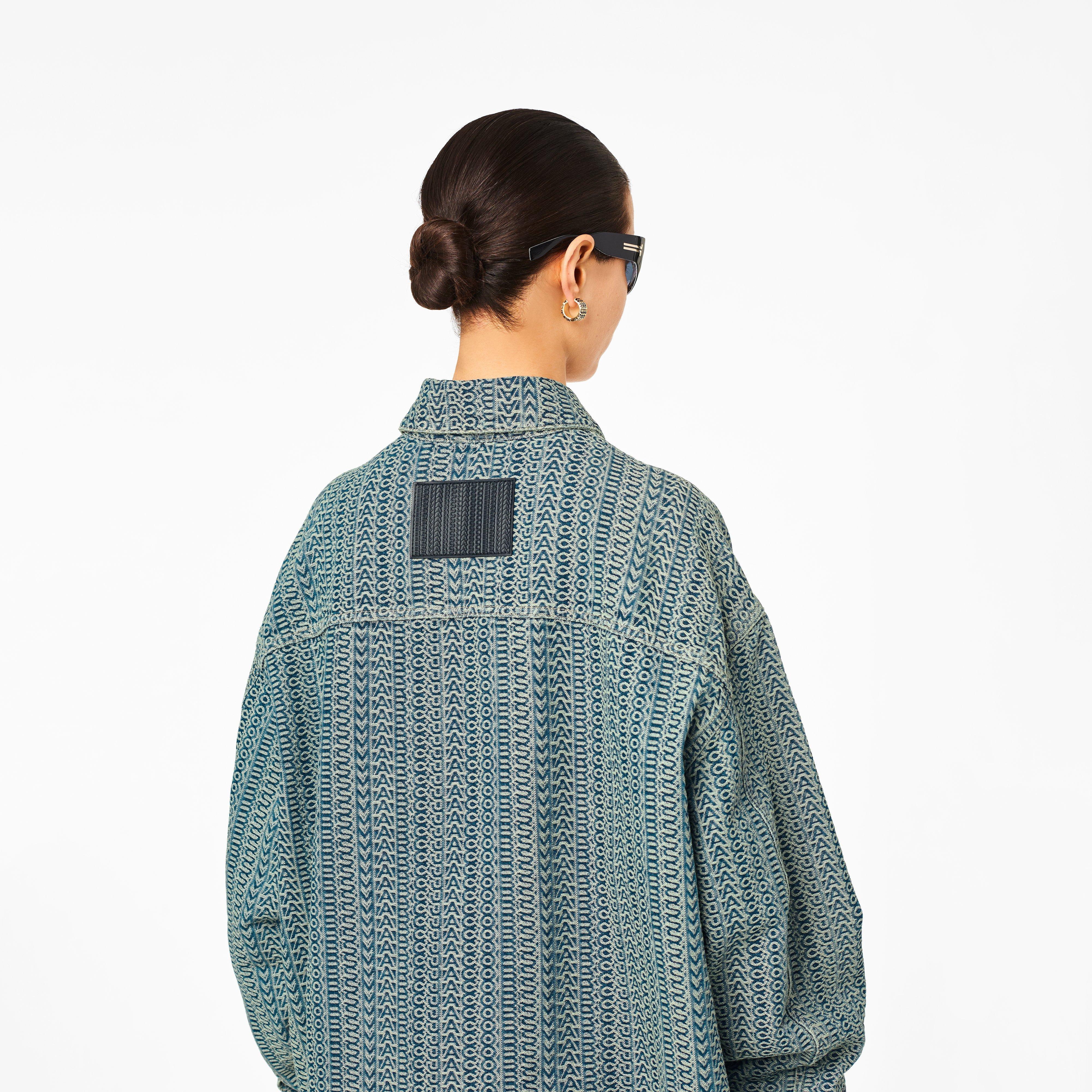 The Washed Monogram Denim Big Shirt(Tops & Blouses)