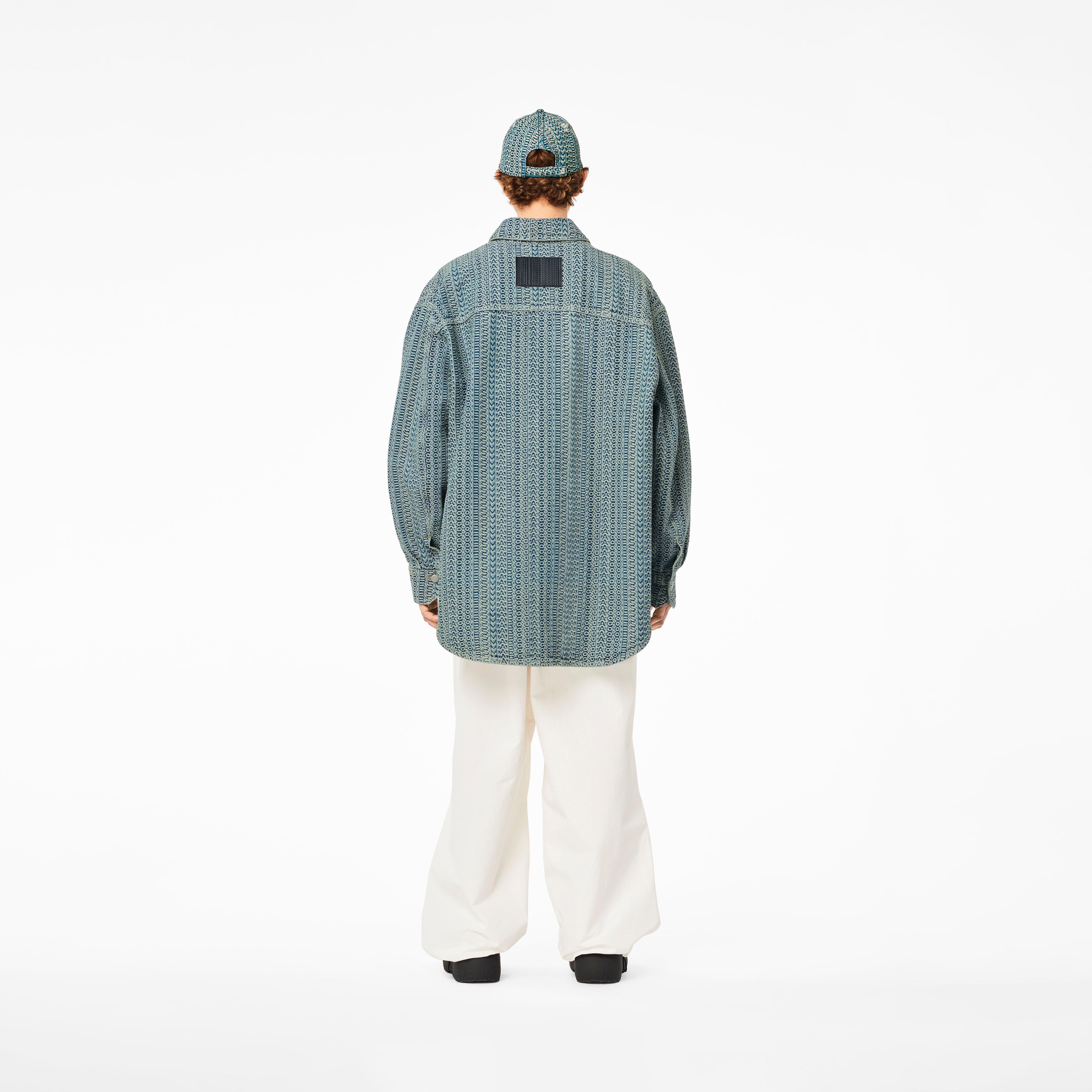 The Washed Monogram Denim Big Shirt(Tops & Blouses)