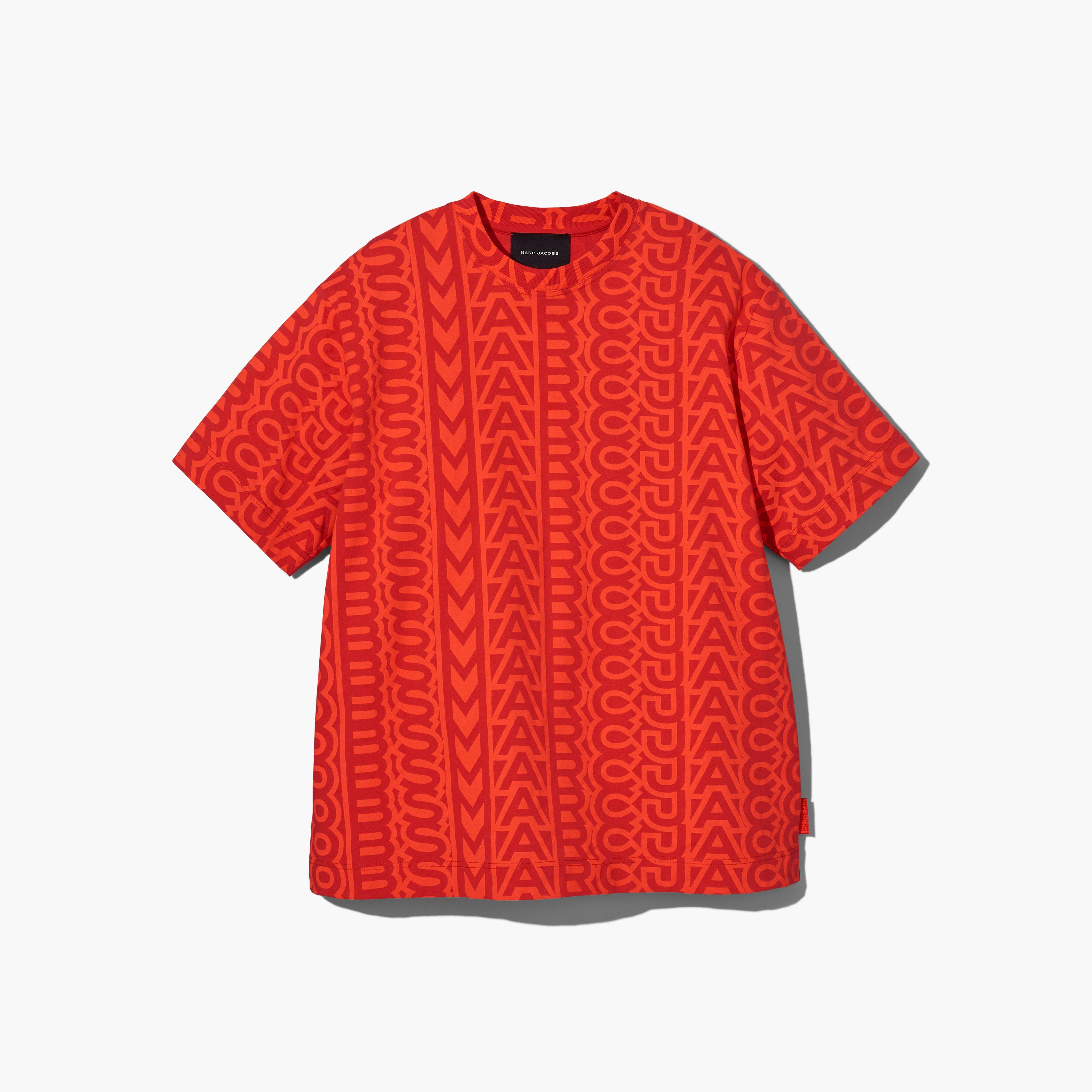 The Monogram Big T-Shirt - ELECTRIC ORANGE/TRUE RED