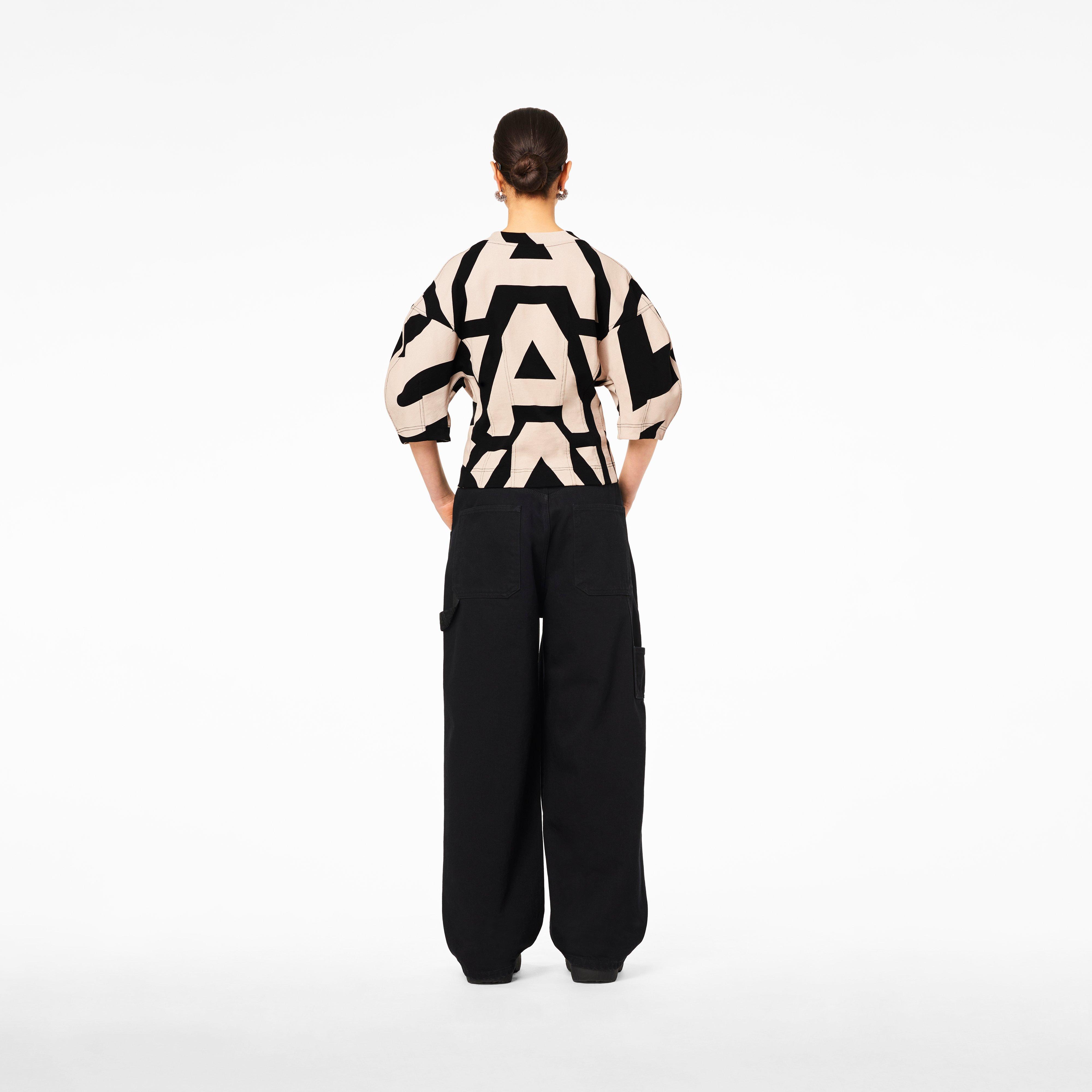 The Seamed Monogram Top(Tops & Blouses)