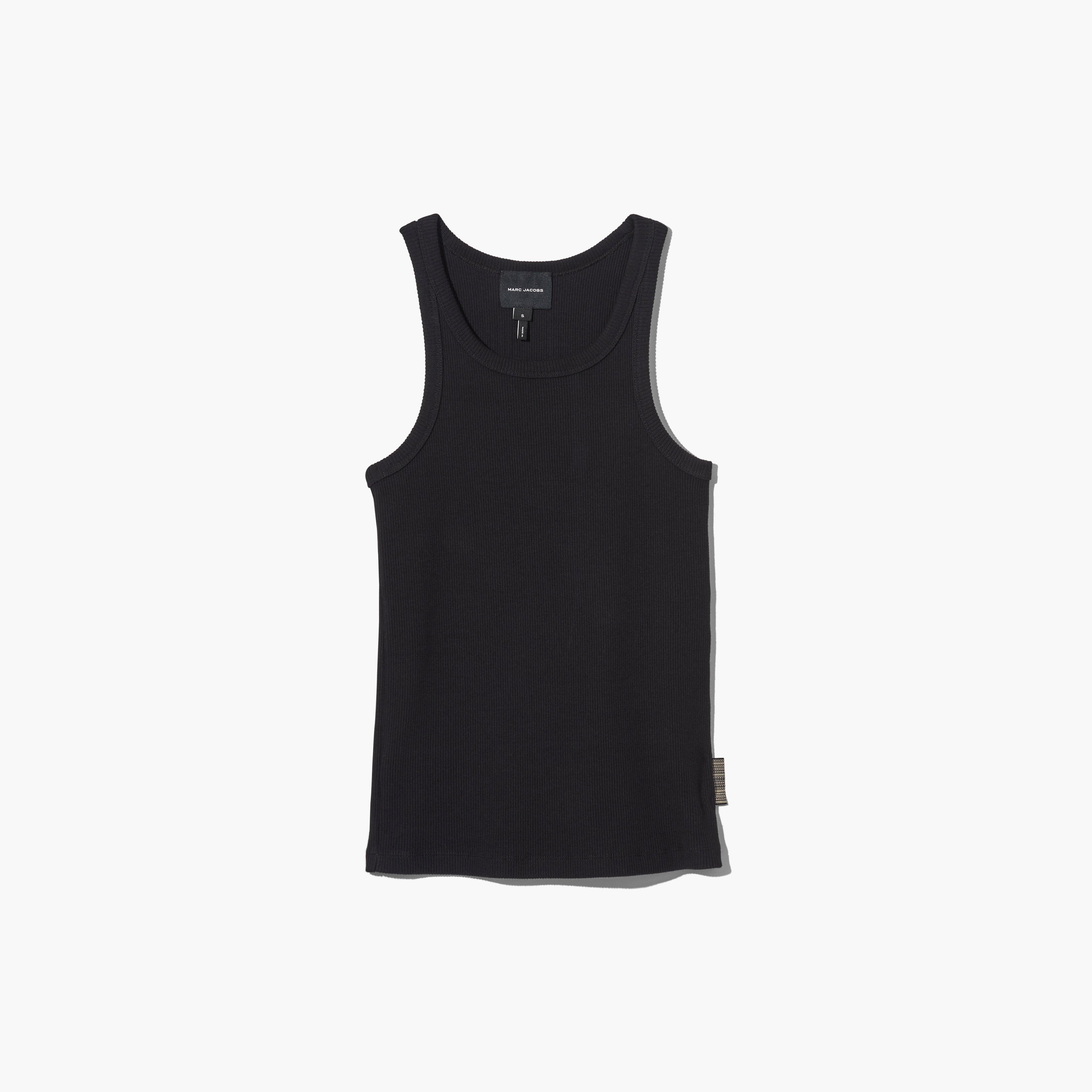 The Icon Rib Tank - BLACK--Alternate view