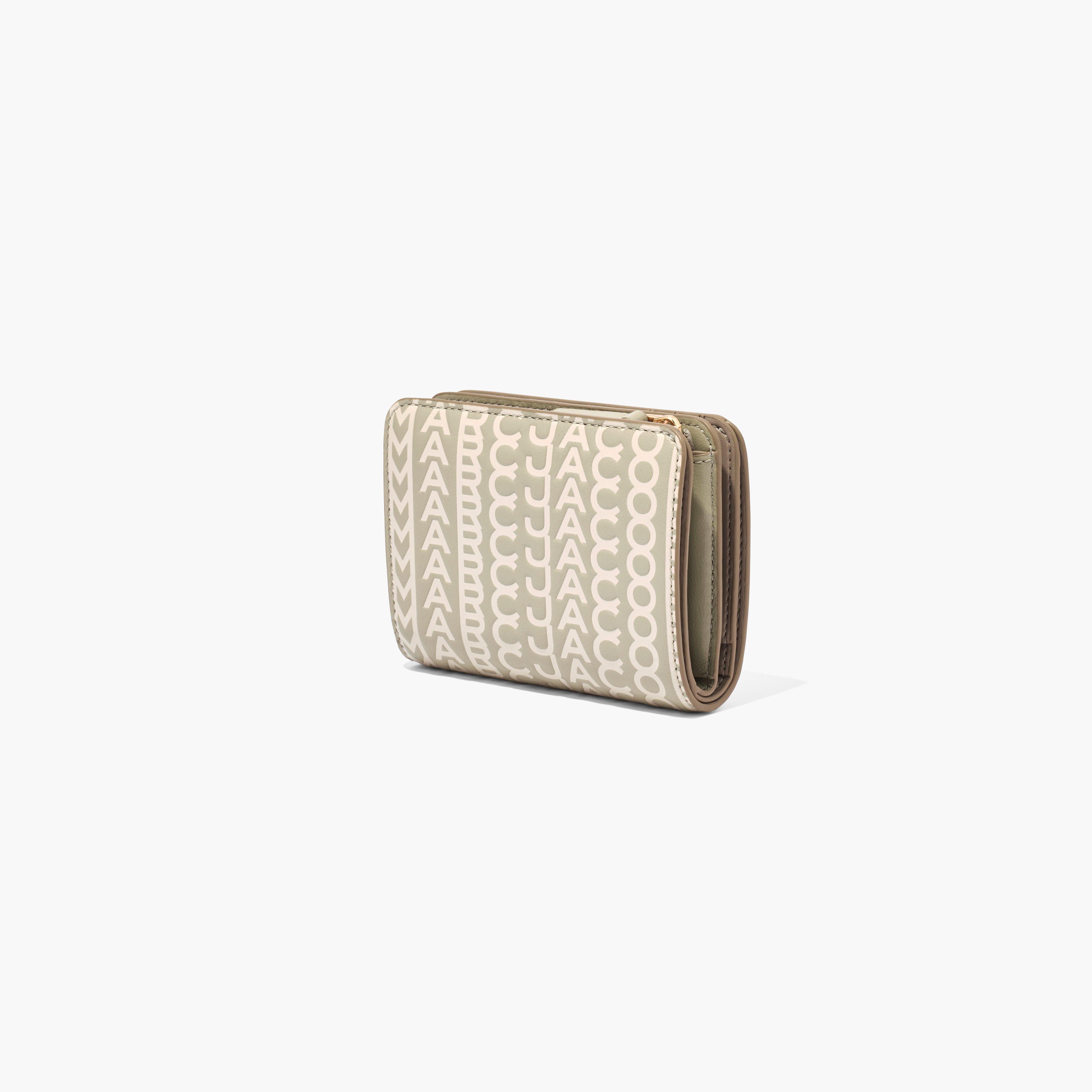 The Monogram Mini Compact Wallet - KHAKI--Alternate view