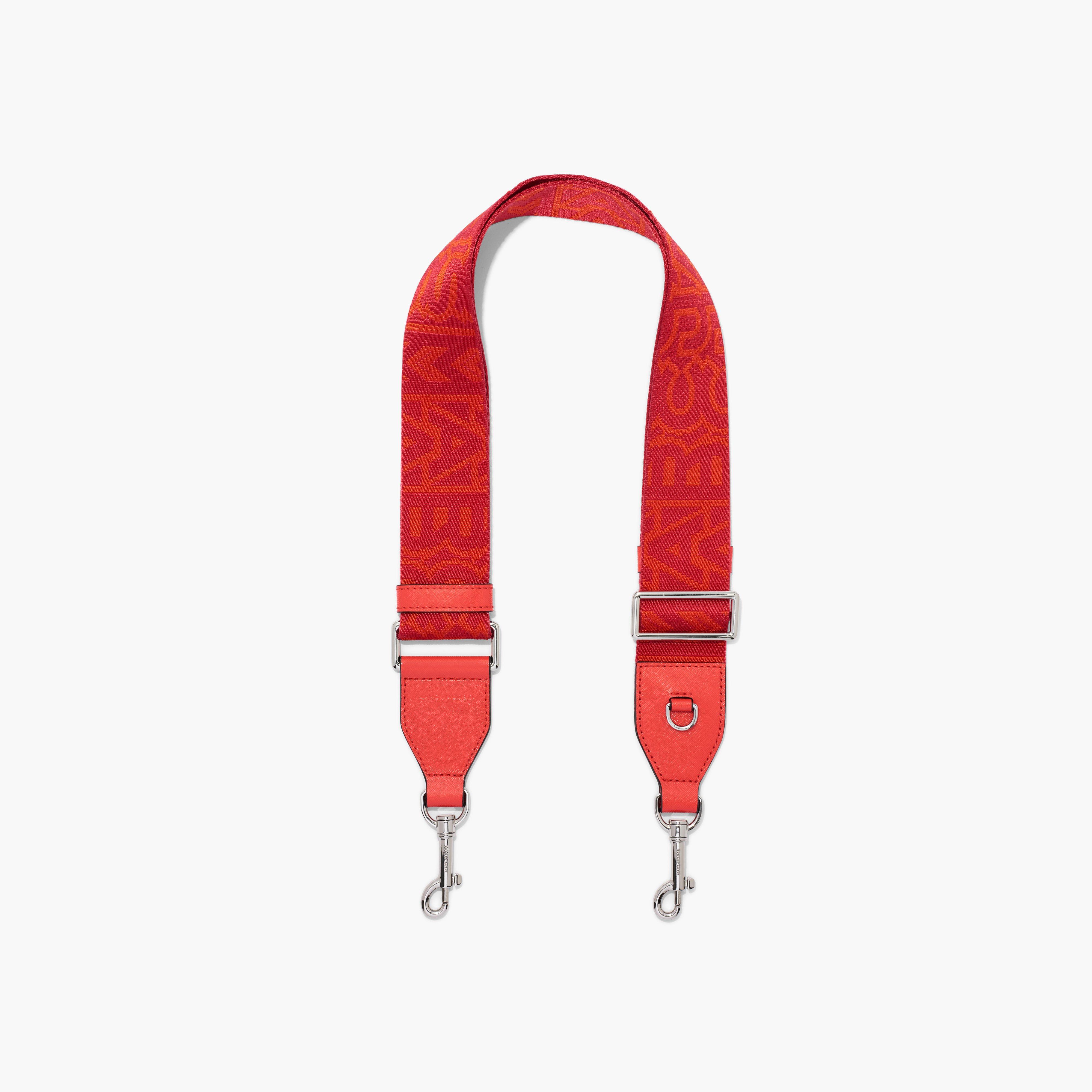 The Monogram Utility Webbing Strap - ELECTRIC ORANGE MULTI
