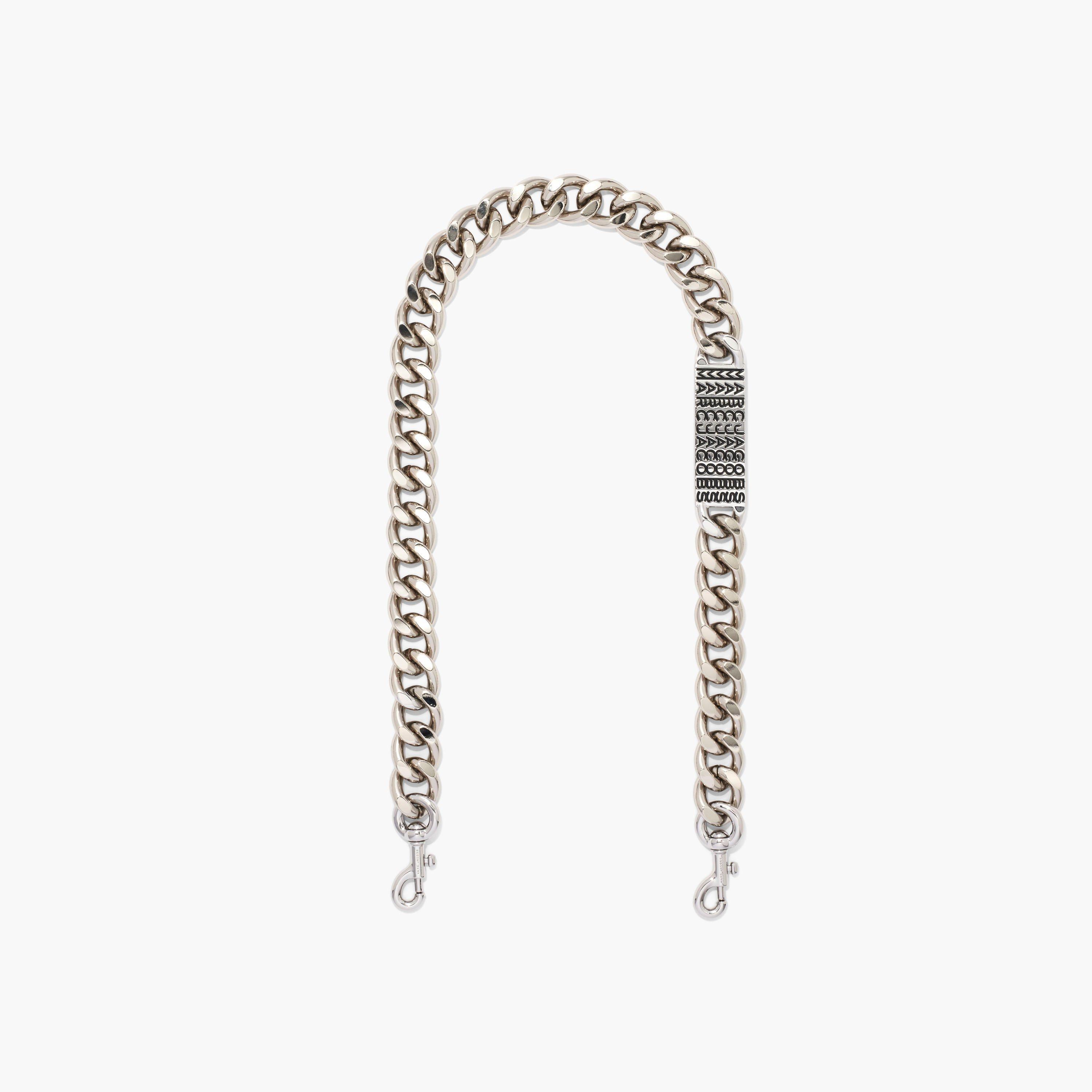 The Barcode Chain Shoulder Strap - NICKEL