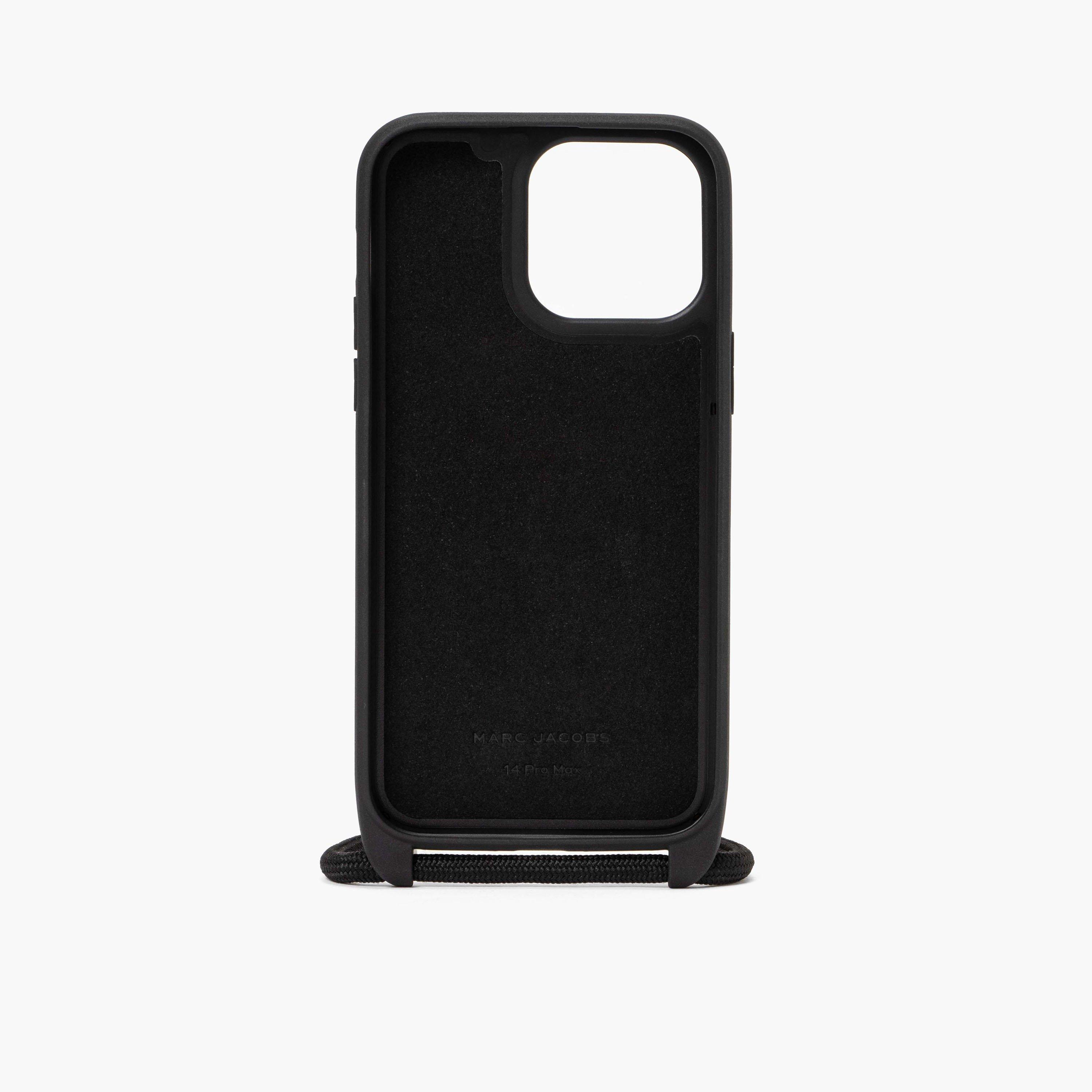 The Monogram iPhone 14 Pro Max Crossbody Case - BLACK--Alternate view