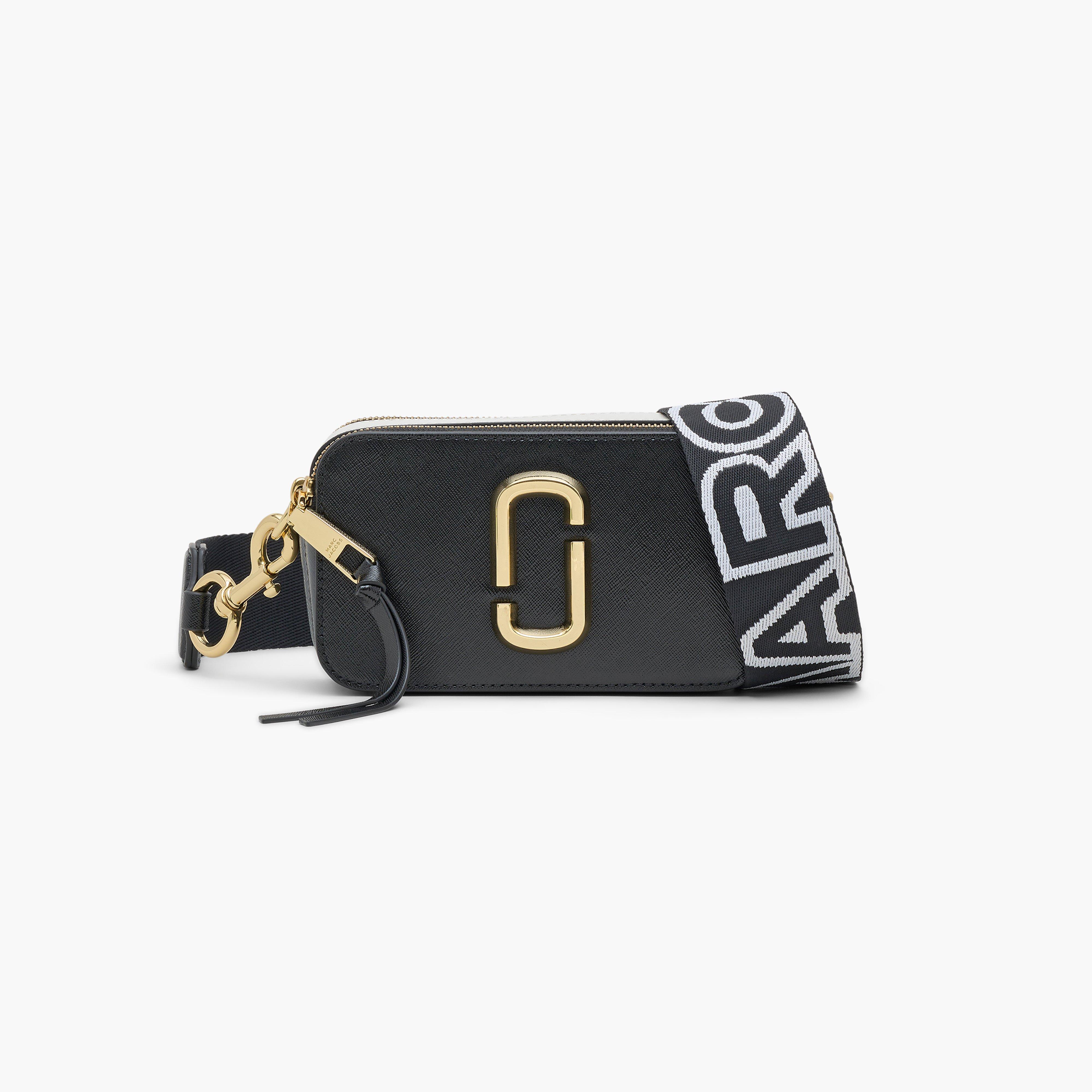 MARC JACOBS The Snapshot Bag in Black/Multi