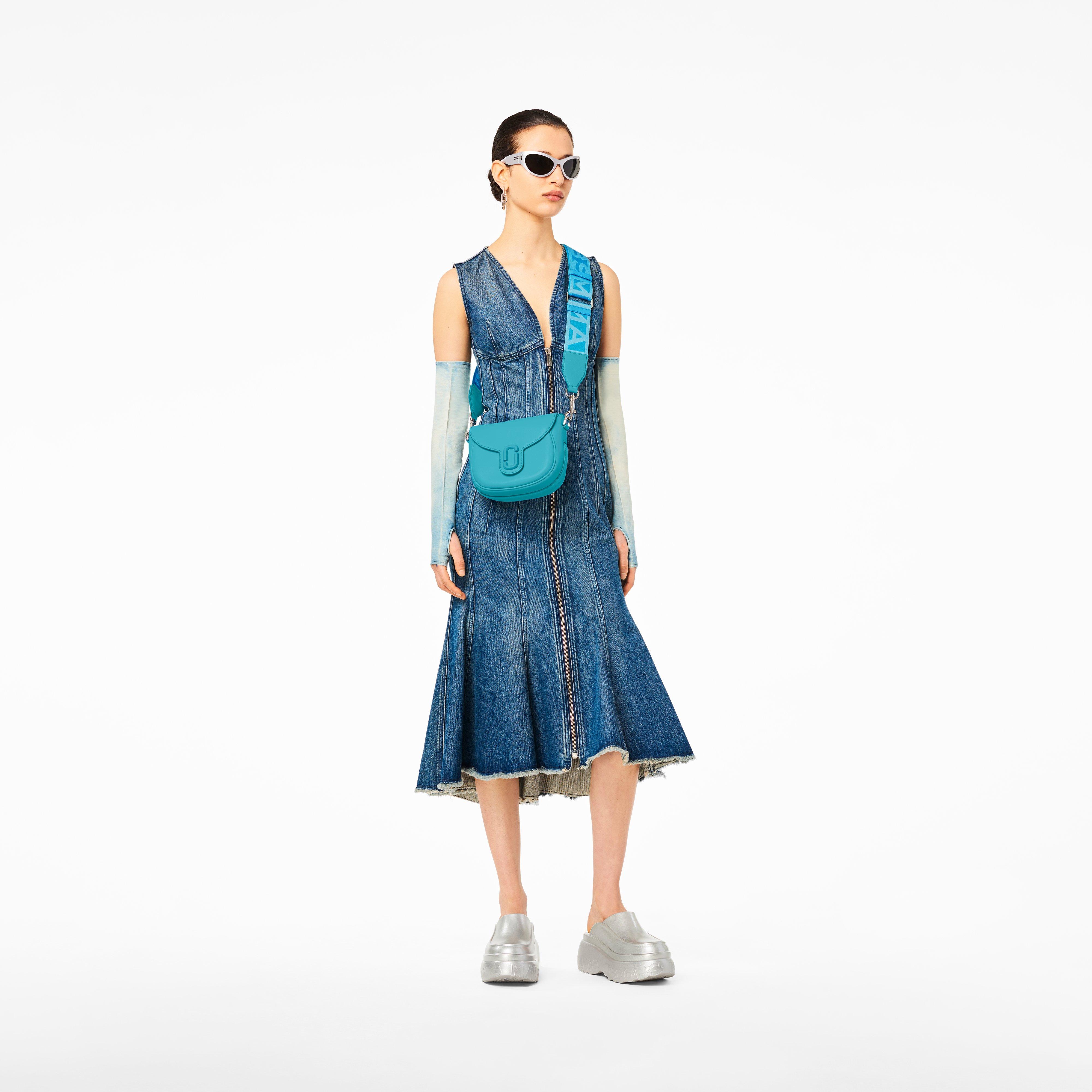 The J Marc Small Saddle Bag - POOL--Alternate view