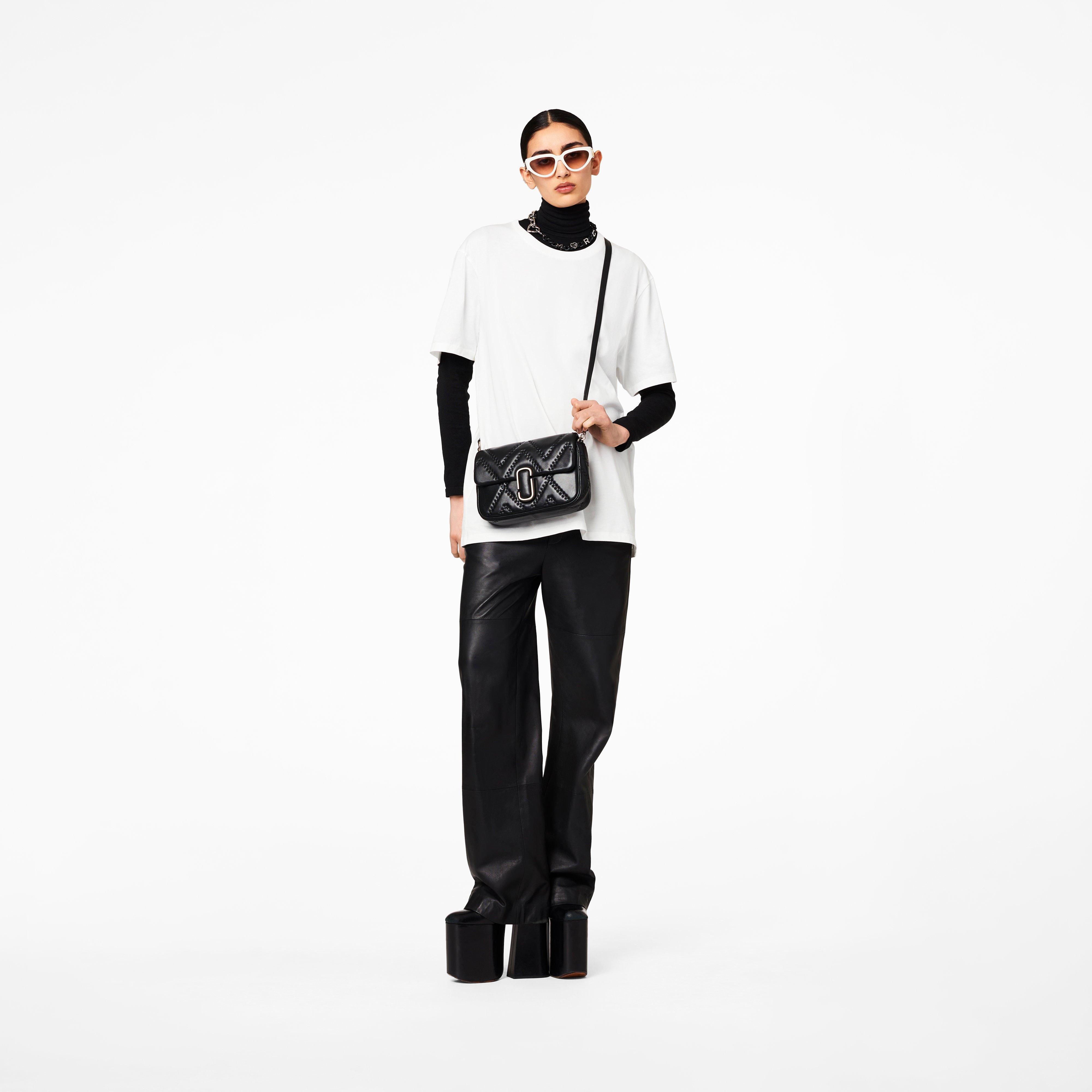 The Quilted Leather J Marc Shoulder Bag(The Quilted Collection)