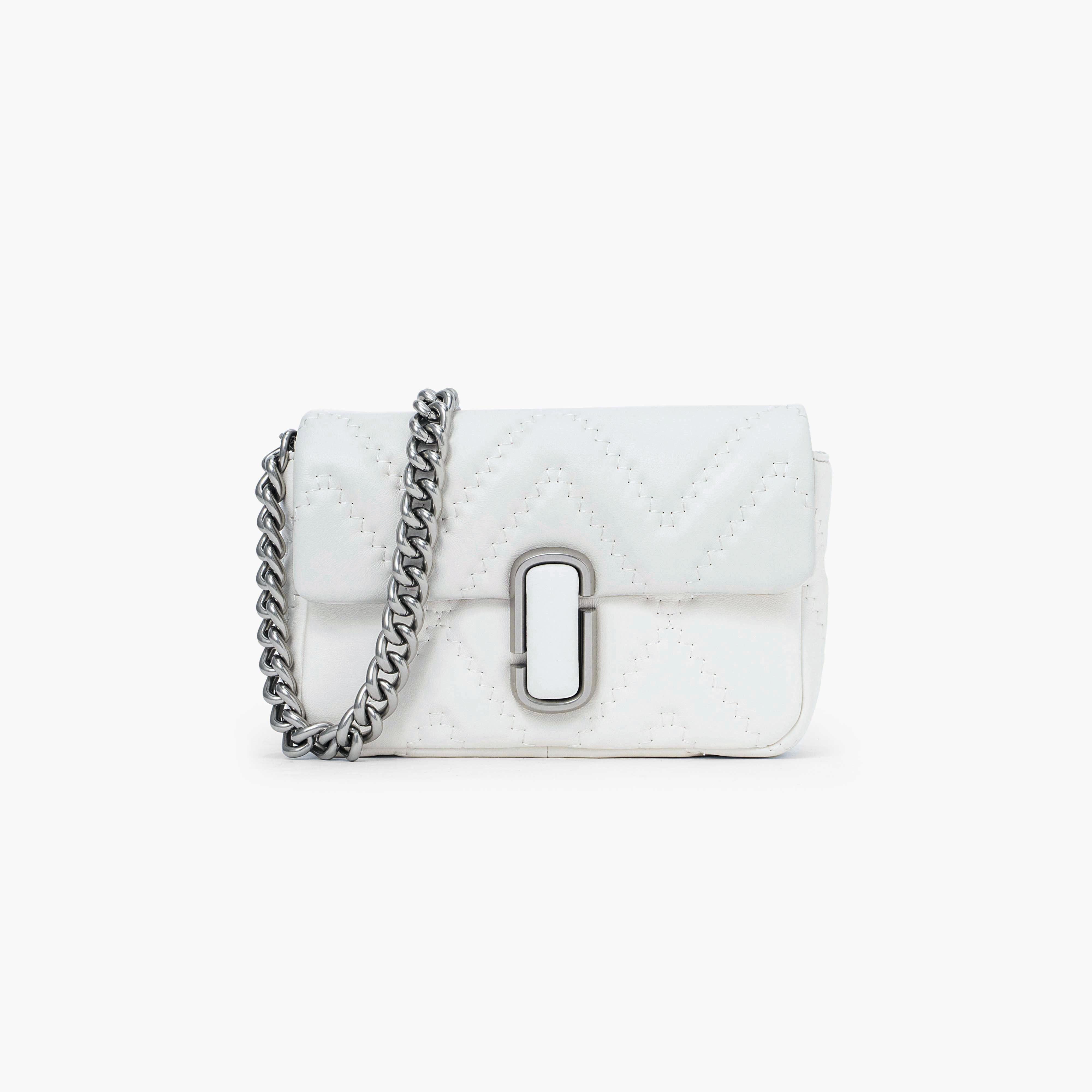 The Quilted Leather J Marc Shoulder Bag - COTTON