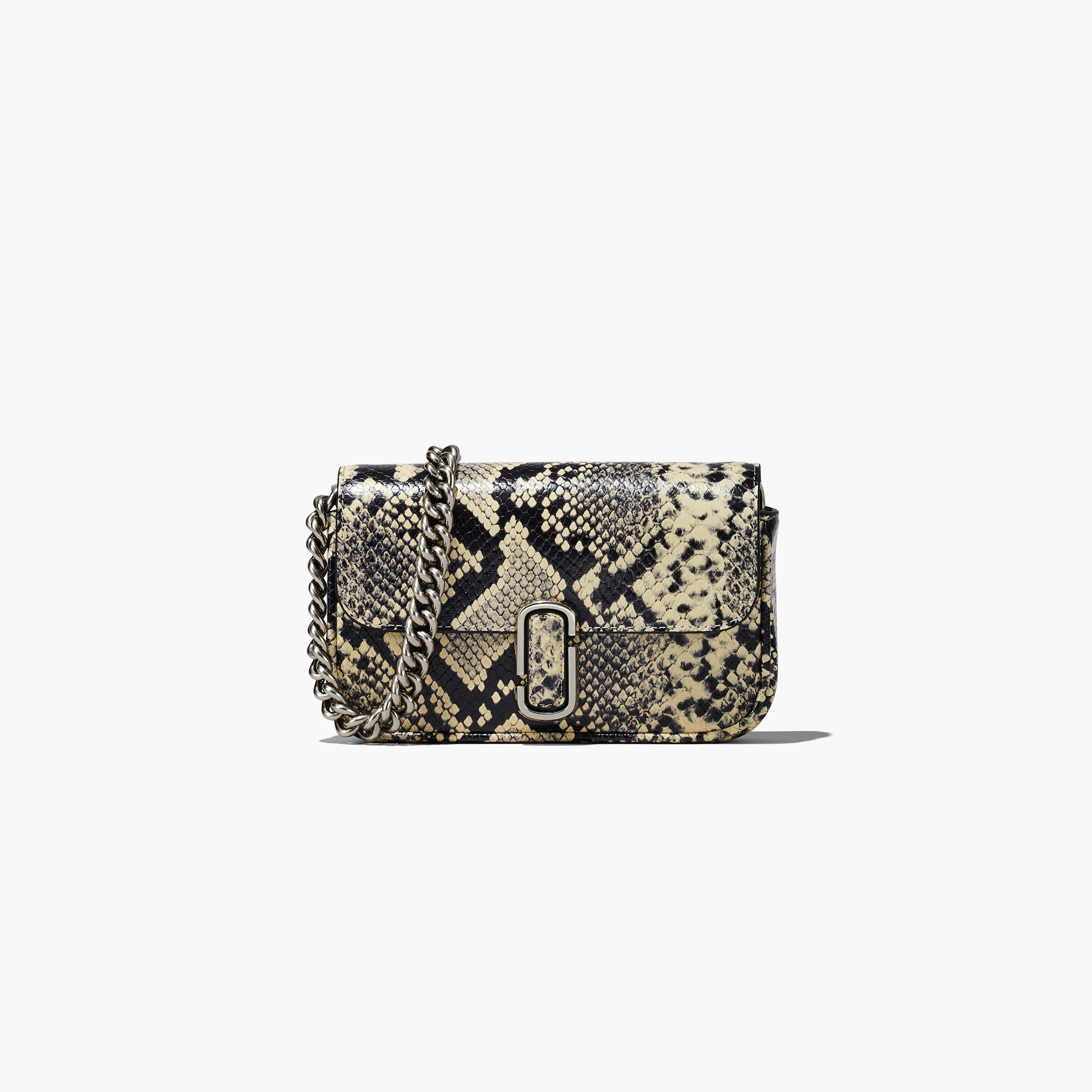 The Snake-Embossed J Marc Mini Shoulder Bag - WOODASH MULTI