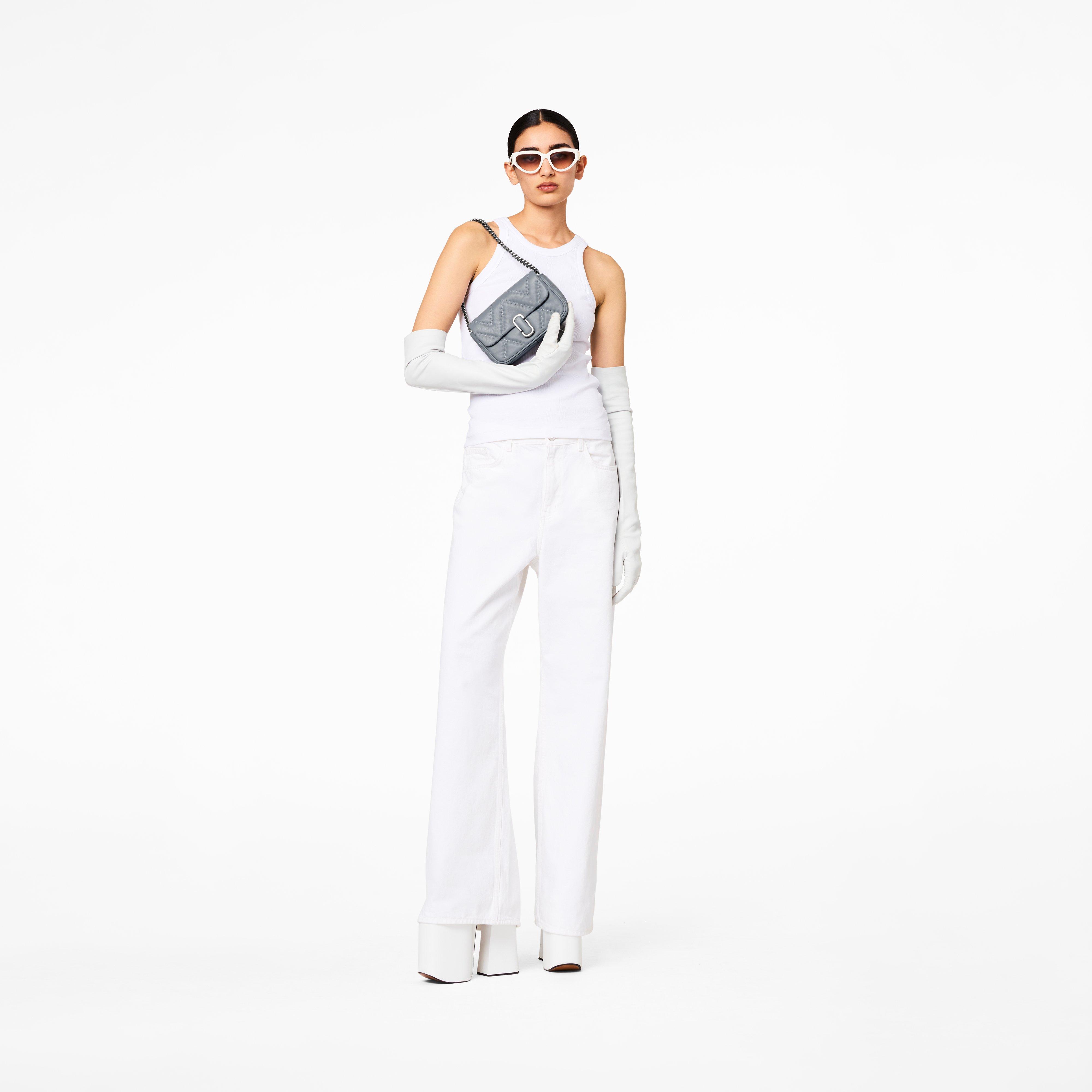 The Quilted Leather J Marc Mini Bag - WOLF GREY--Alternate view