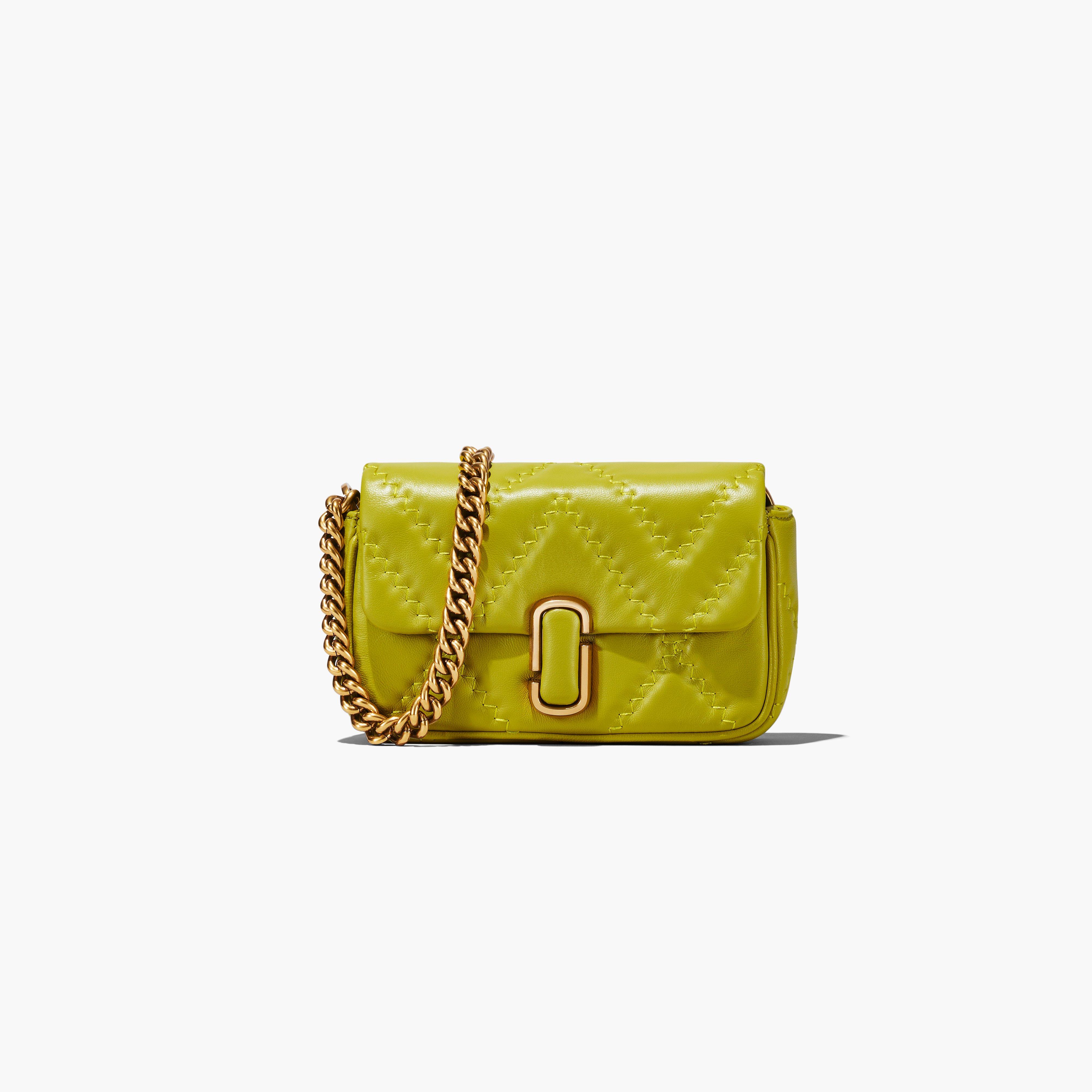 The Quilted Leather J Marc Mini Bag - CITRONELLE