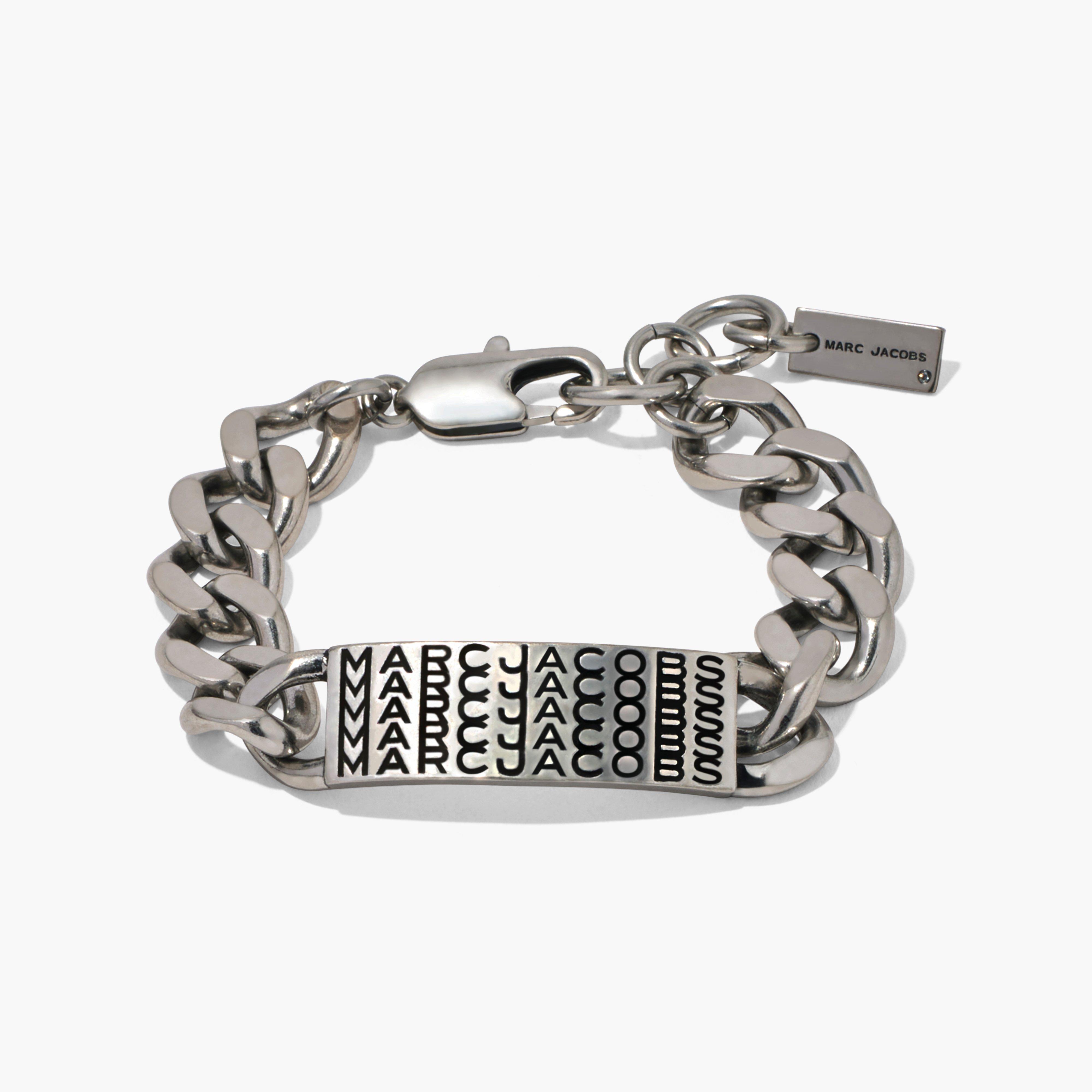 The Barcode Monogram ID Chain Bracelet Marc Jacobs Sitio web oficial