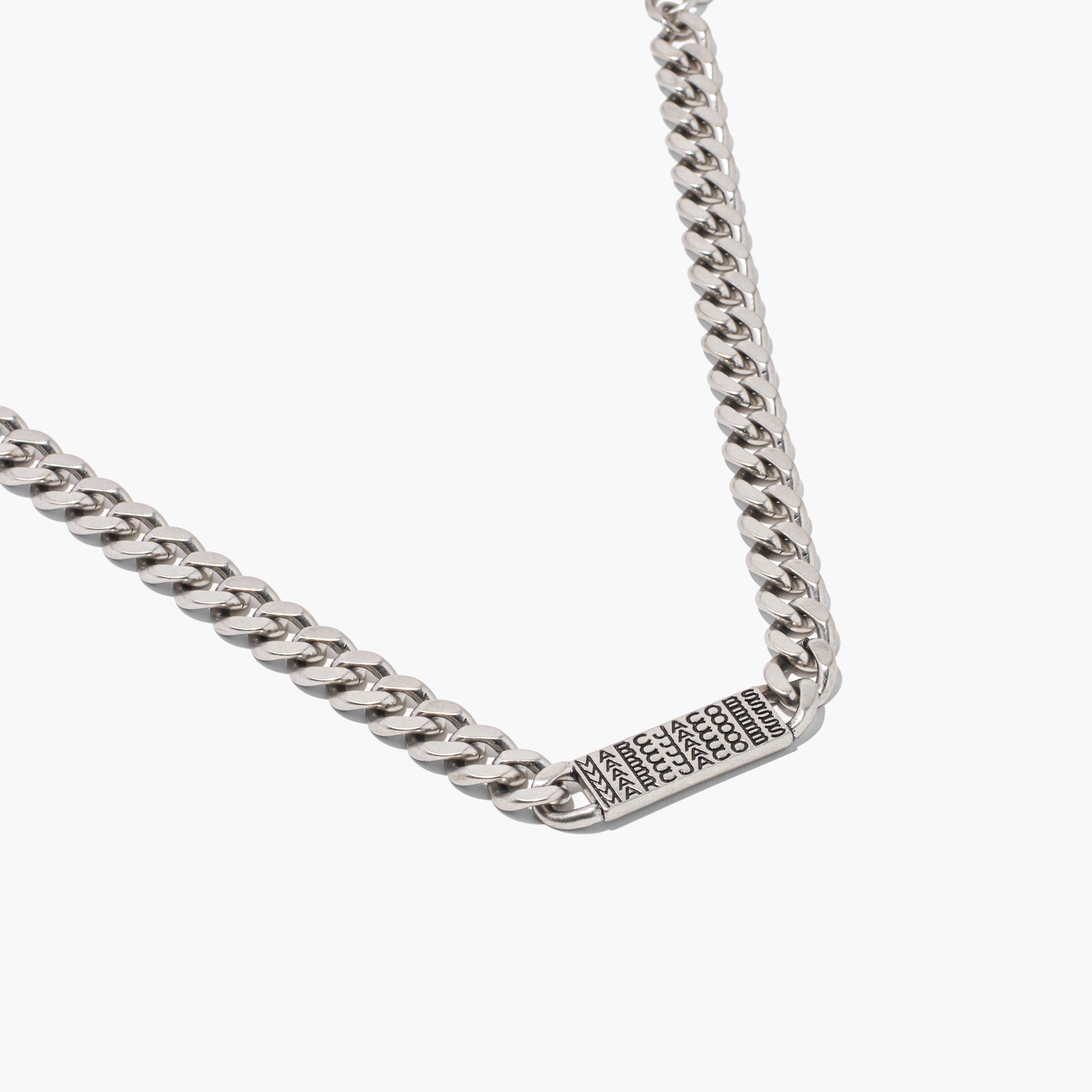 The Barcode Monogram ID Chain Necklace(Necklaces)