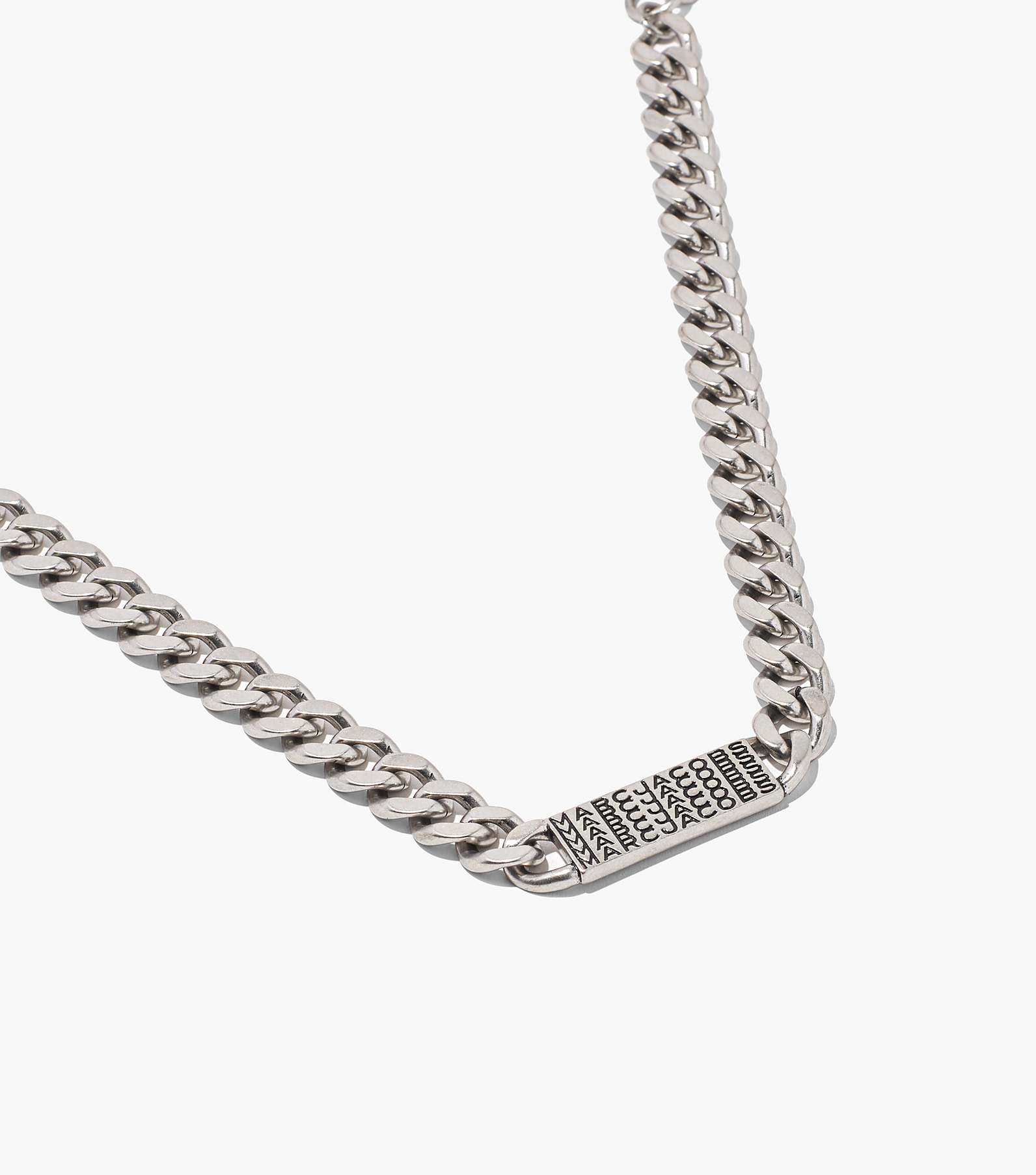 The Barcode Monogram ID Chain Necklace(Necklaces)