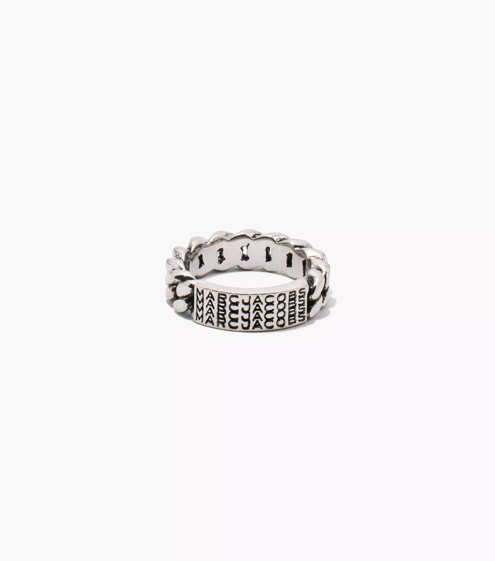 The Barcode Monogram ID Chain Ring(Rings)