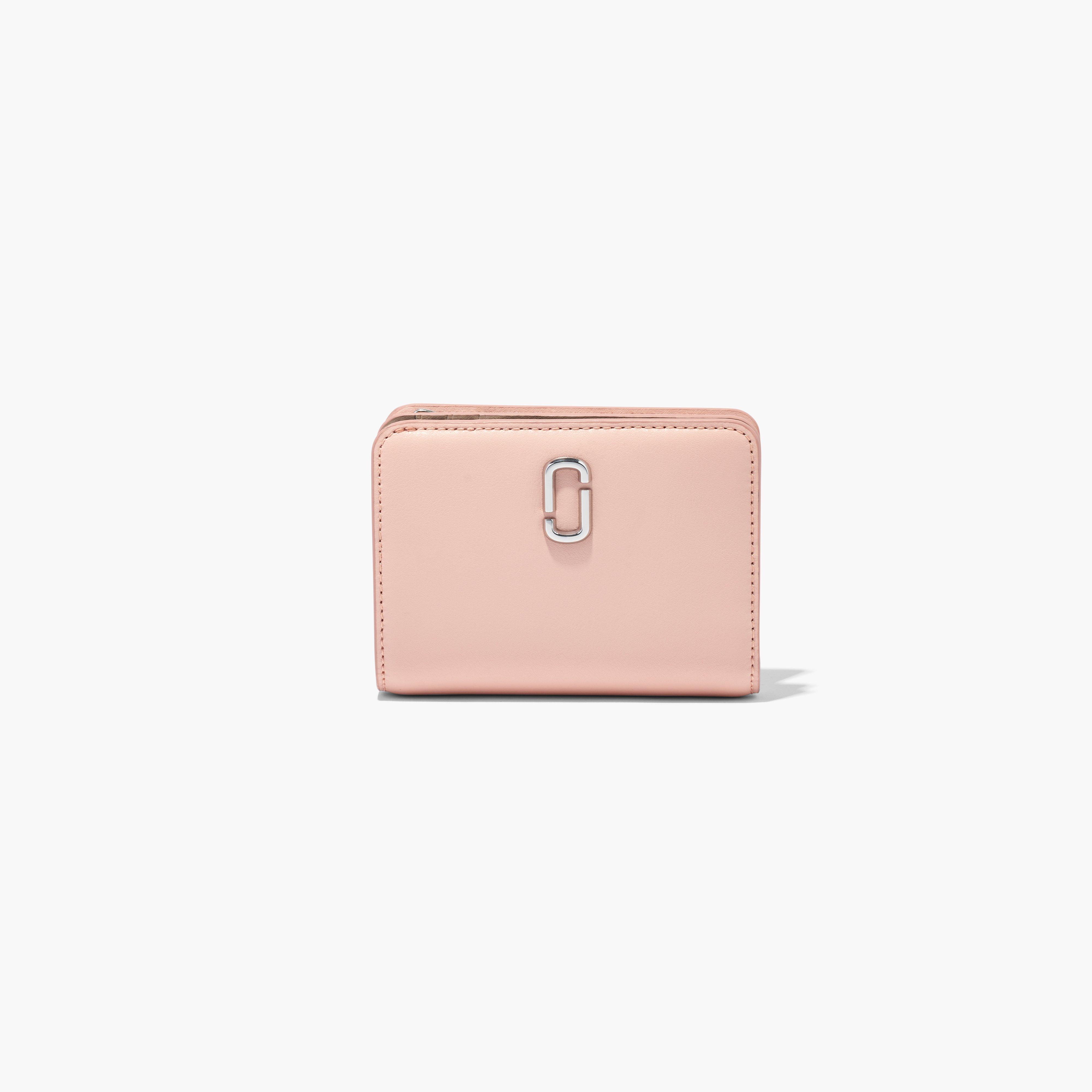 The J Marc Mini Compact Wallet - ROSE