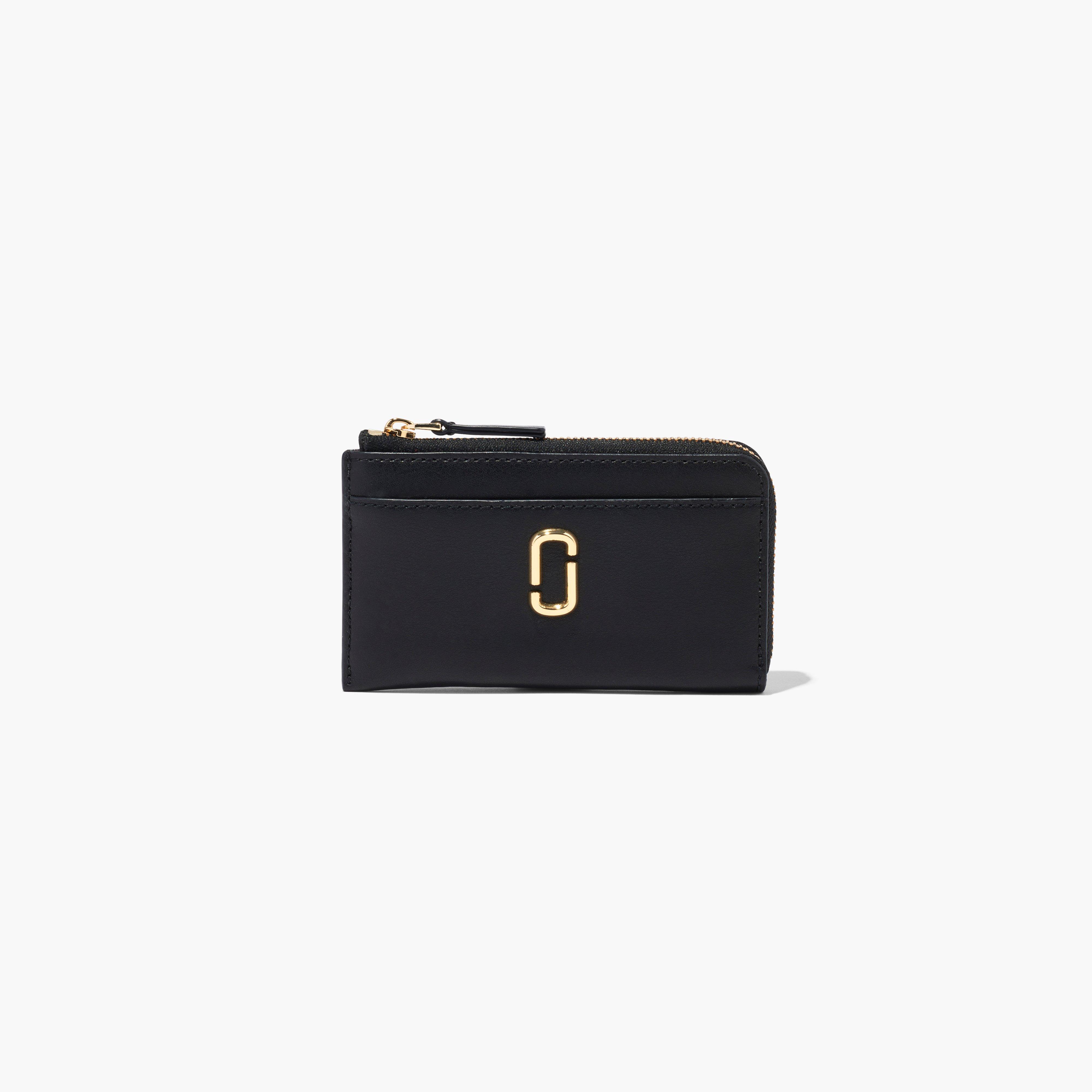 The J Marc Top Zip Multi Wallet - BLACK