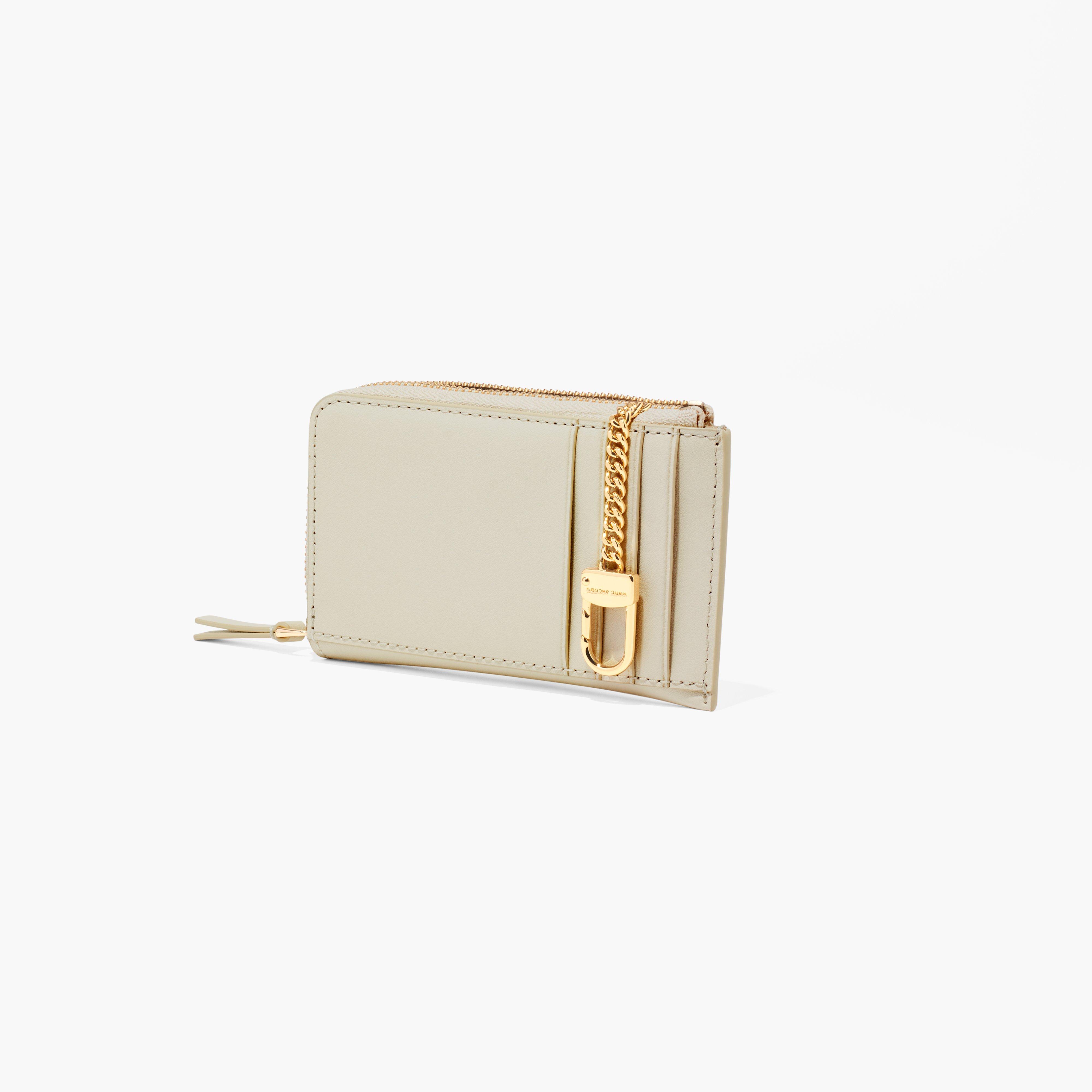 The J Marc Top Zip Multi Wallet - CLOUD WHITE--Alternate view