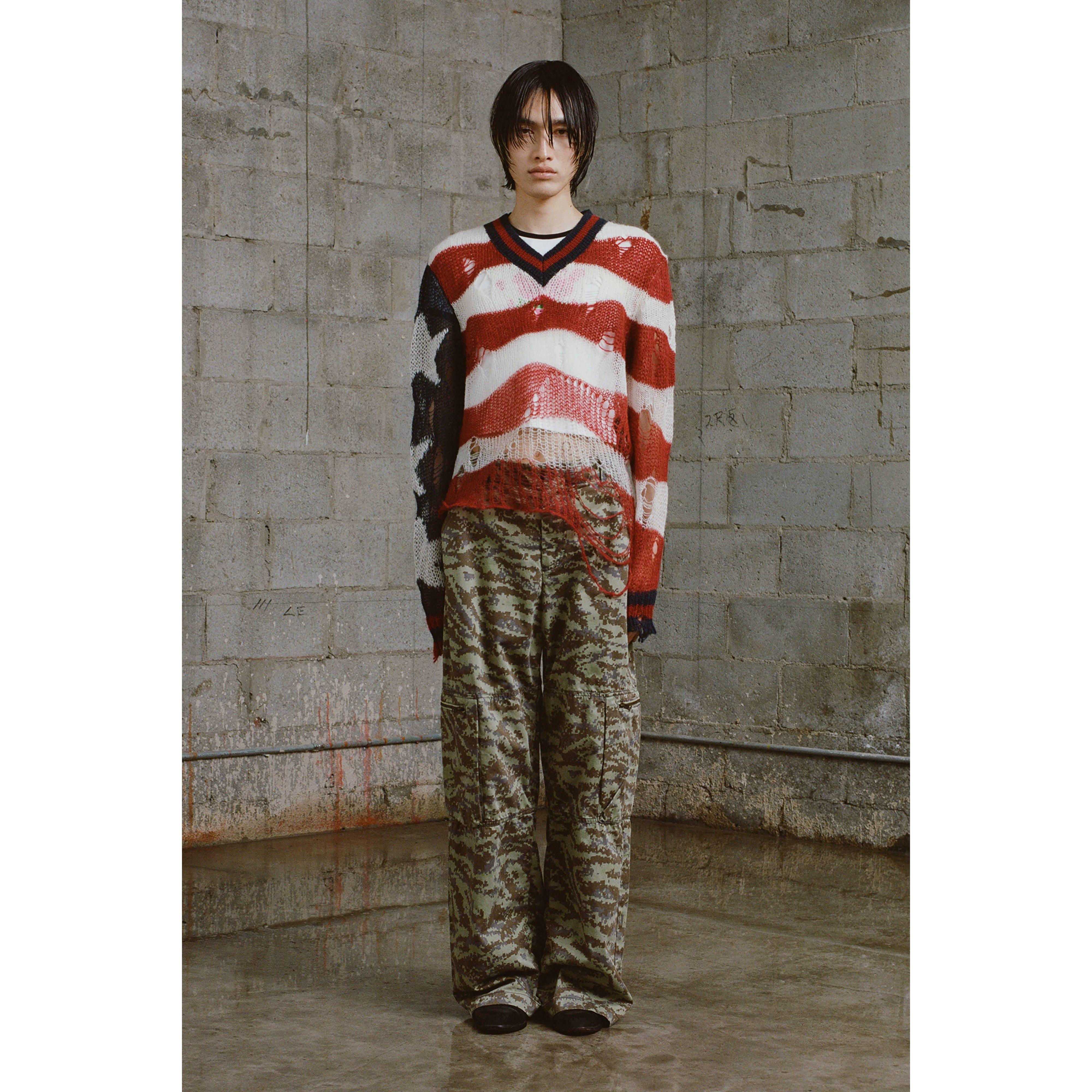 AMERICAN FLAG SWEATER - MULTI