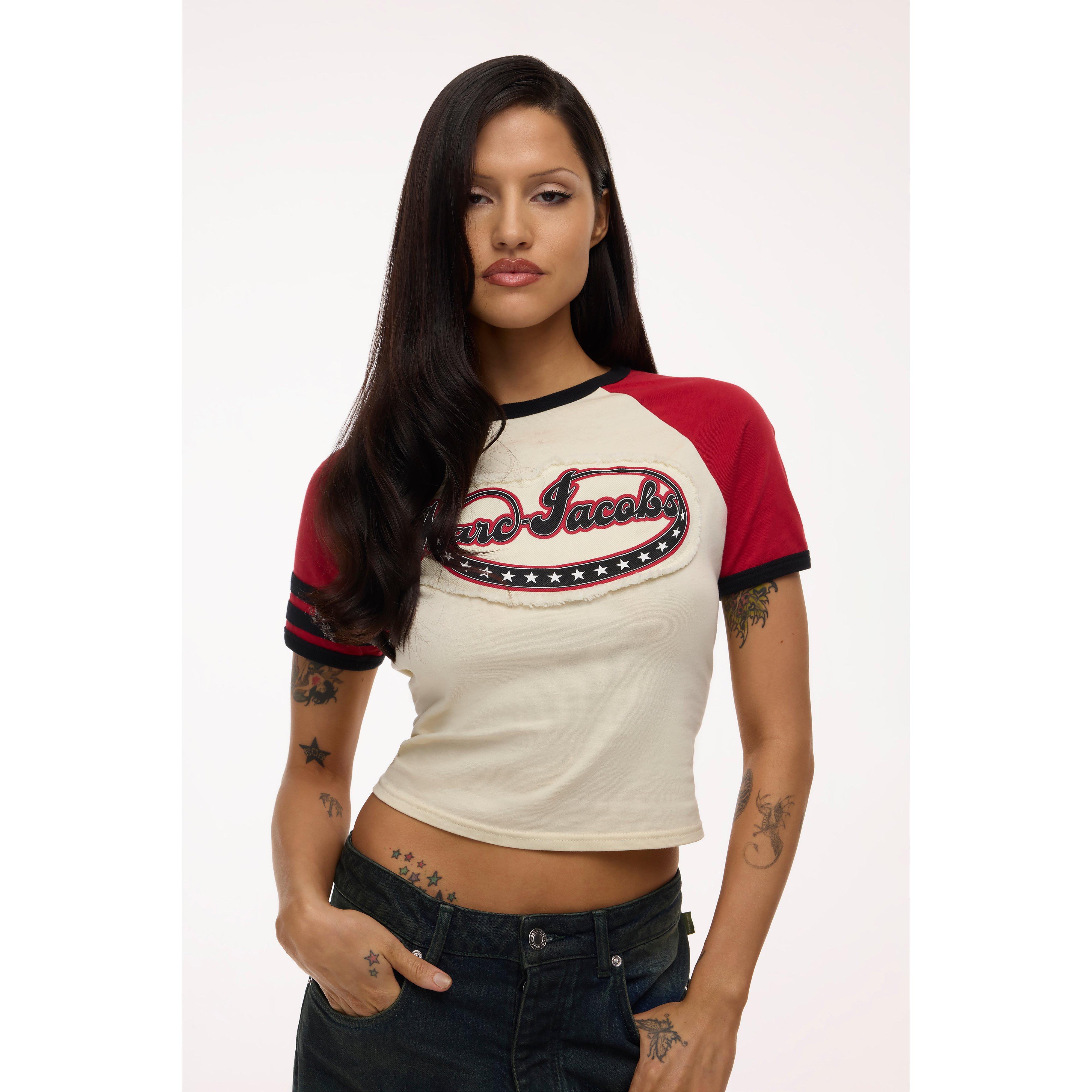 RAGLAN BABY TEE - CREAM MULTI