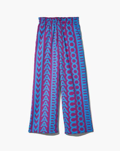 마크 제이콥스 스웻팬츠 Marc Jacobs Monogram Oversized Sweatpants,PURPLE/BLUE