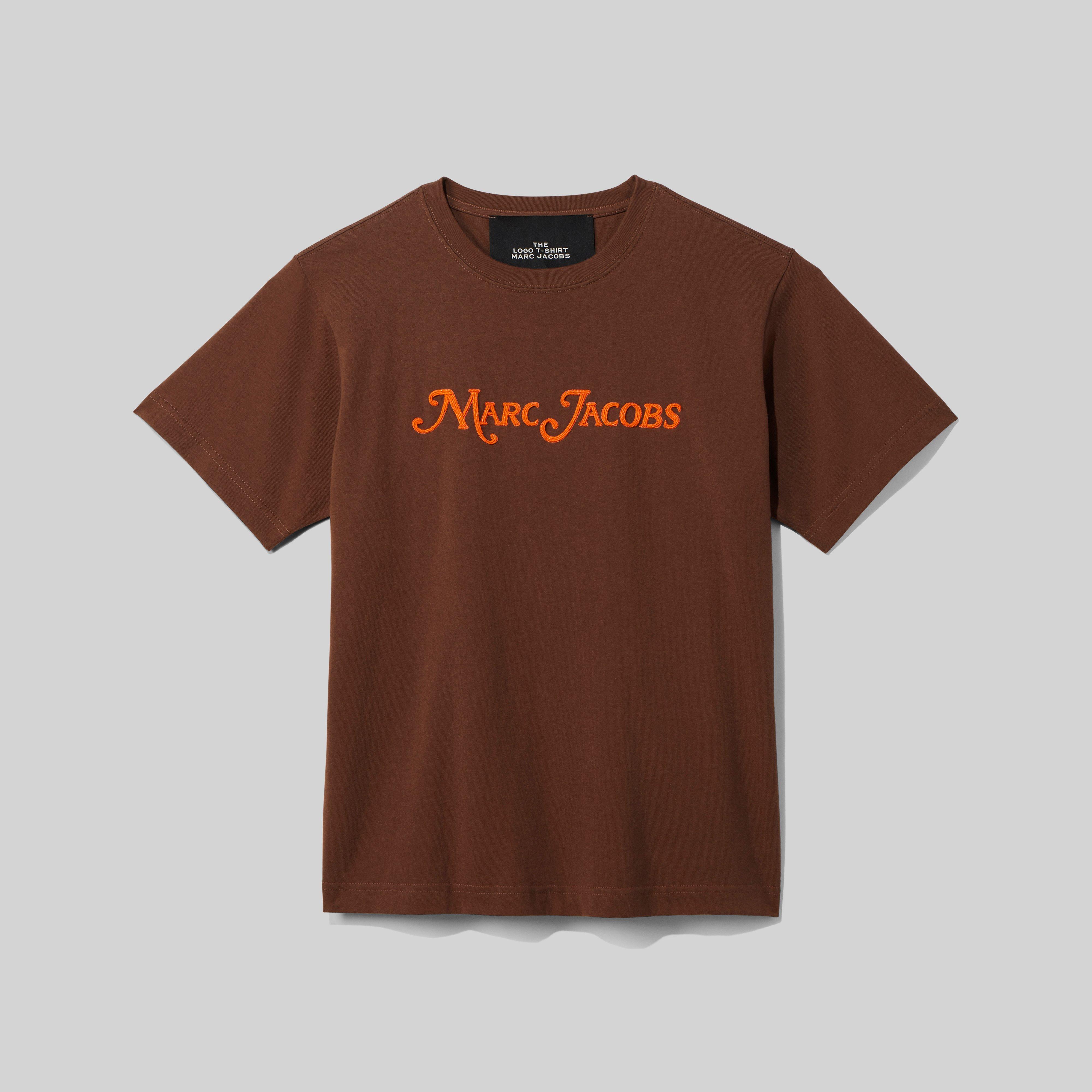 Marc Jacobs The Logo T-shirt In Brown