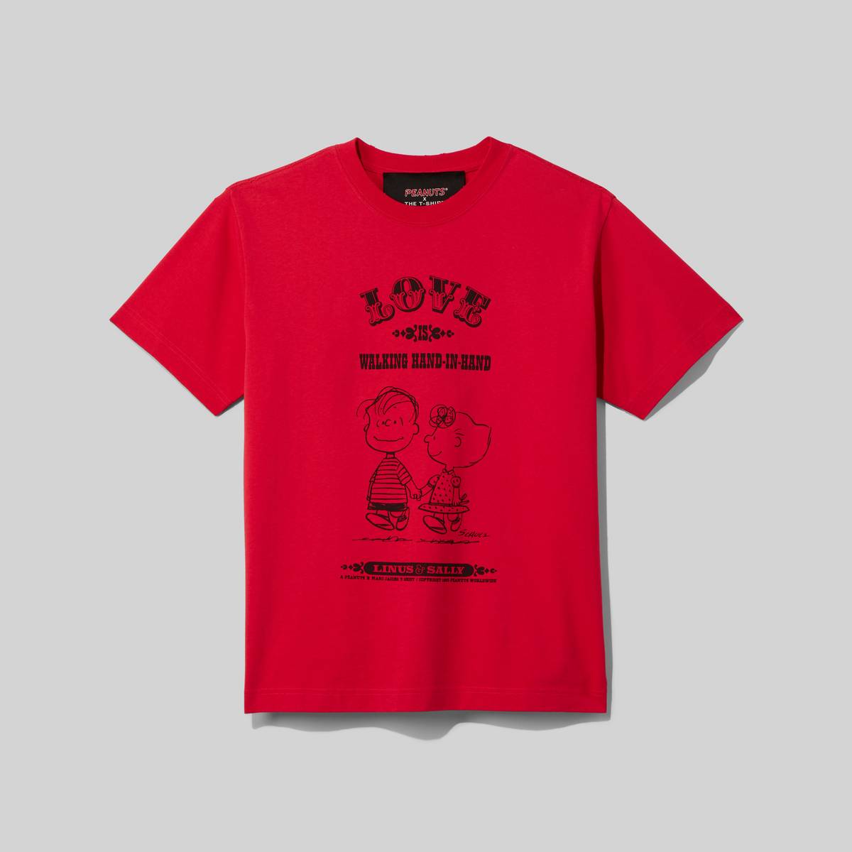 Image of MARC JACOBS Women's Peanuts x The T-Shirt in Red, Size Large